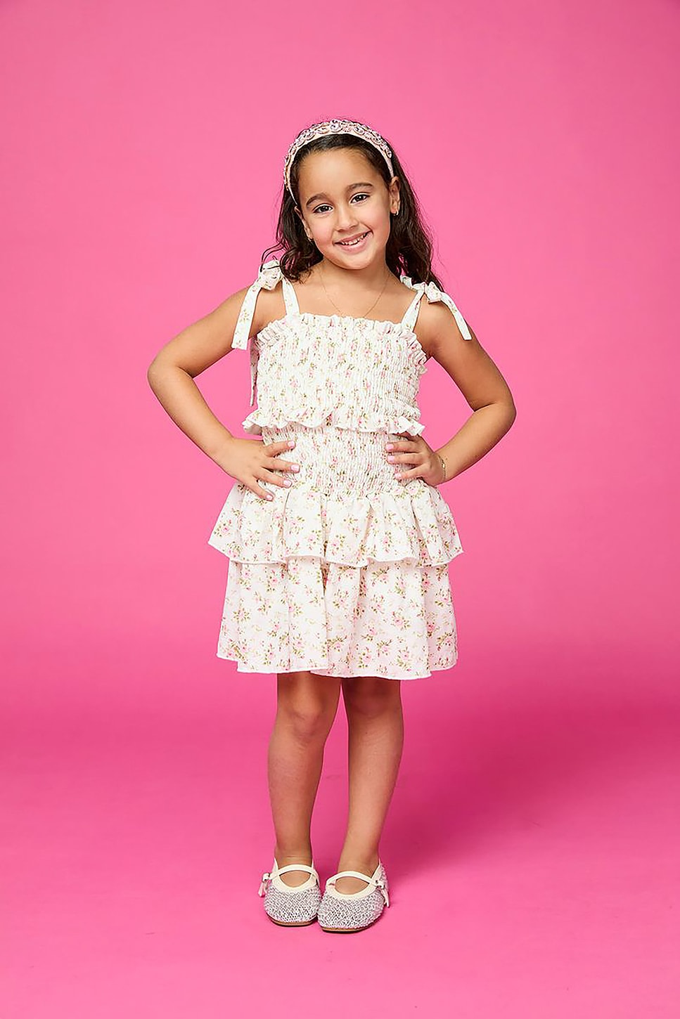 Kids Anna Floral Dress — Image 3