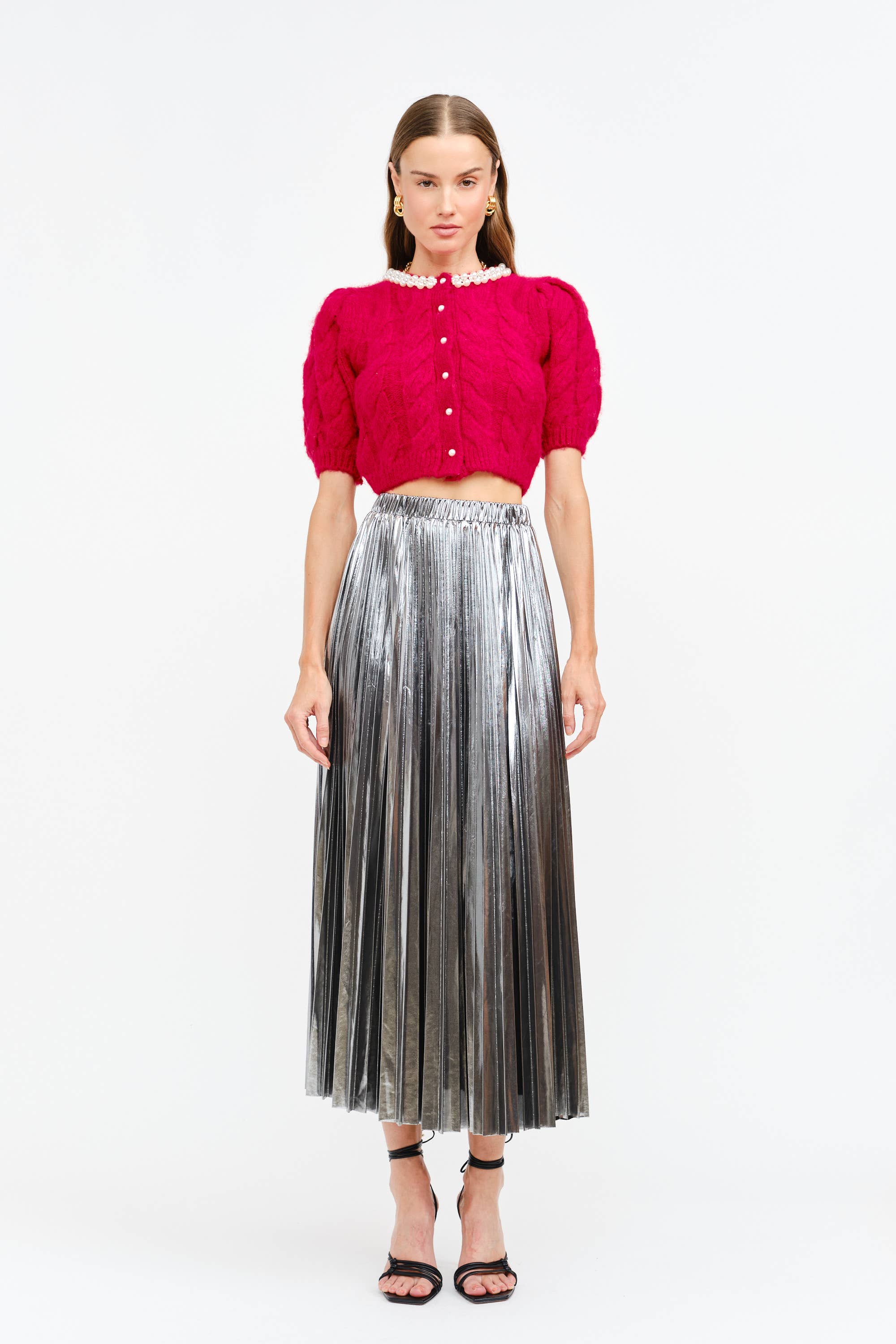 Rue Red Cardigan