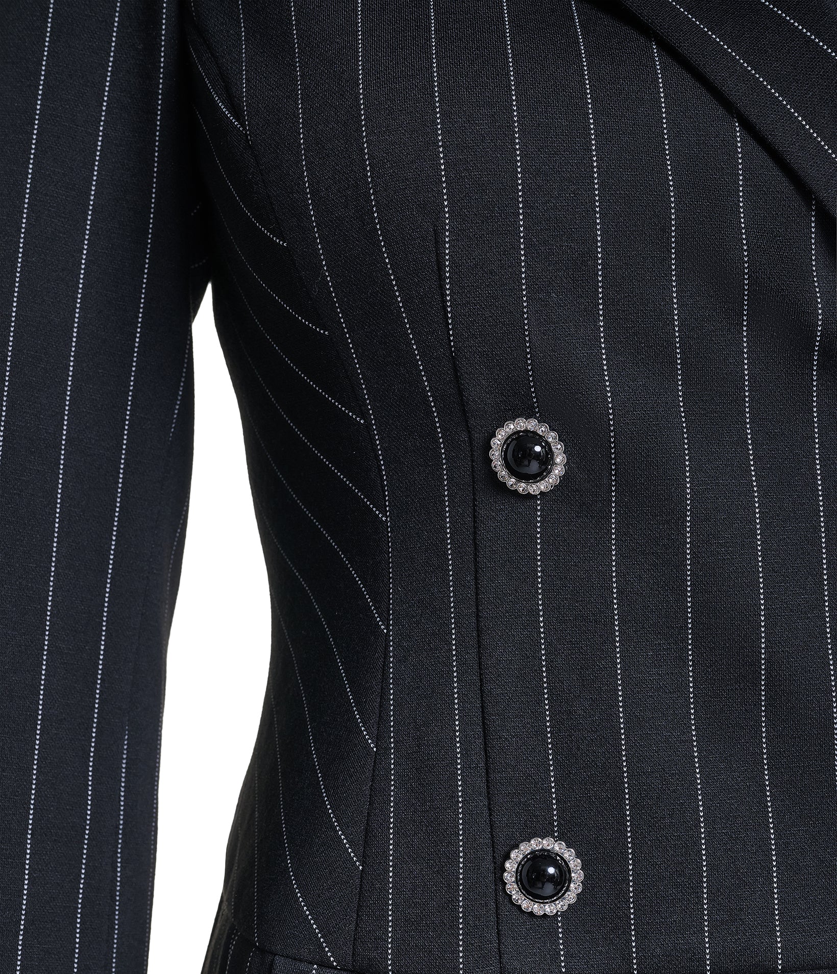 DOUBLE BREASTED PINSTRIPE BLAZER DRESS, image 2 of 7