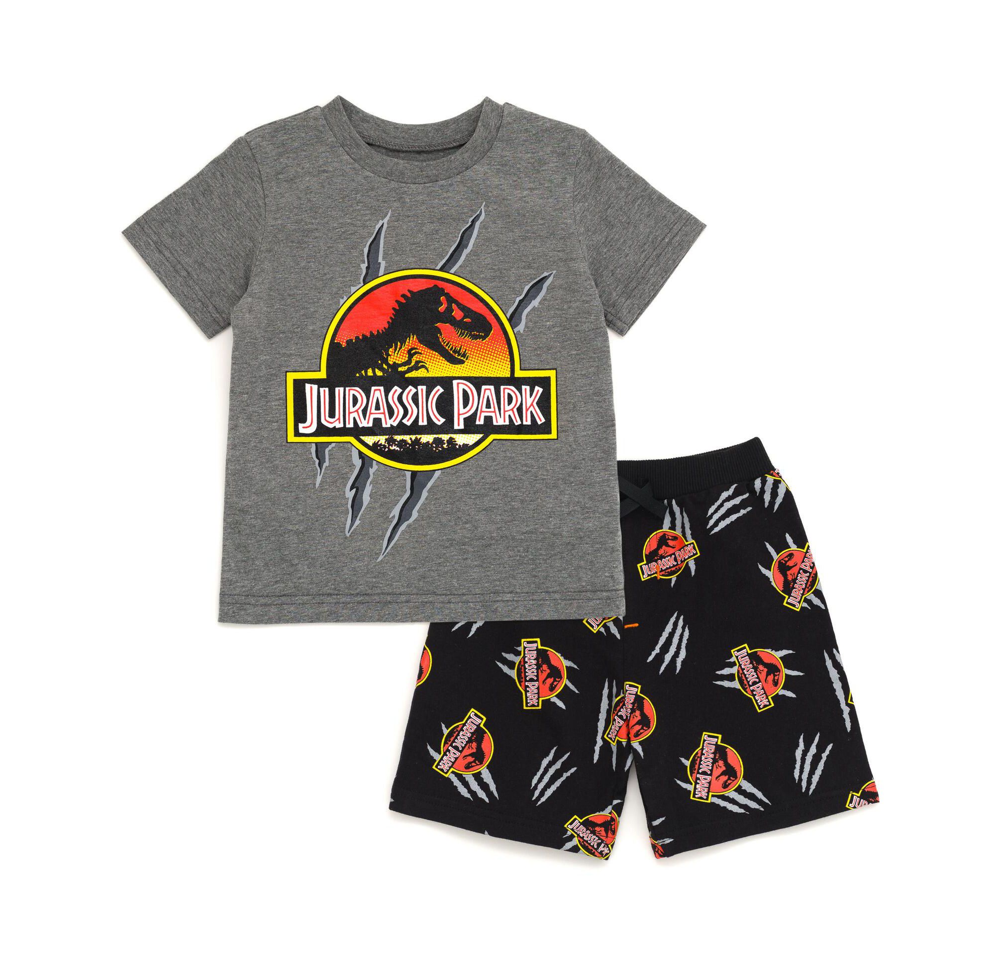Boys T-Shirt and French Terry Shorts Outfit Set to