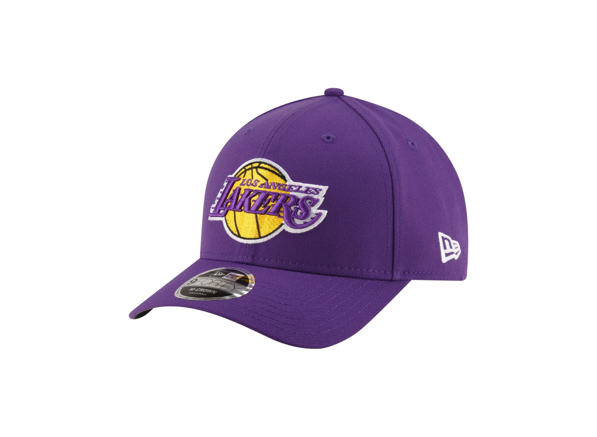Men's Los Angeles Lakers 9FORTY Stock M-Crown Adjustable Hat