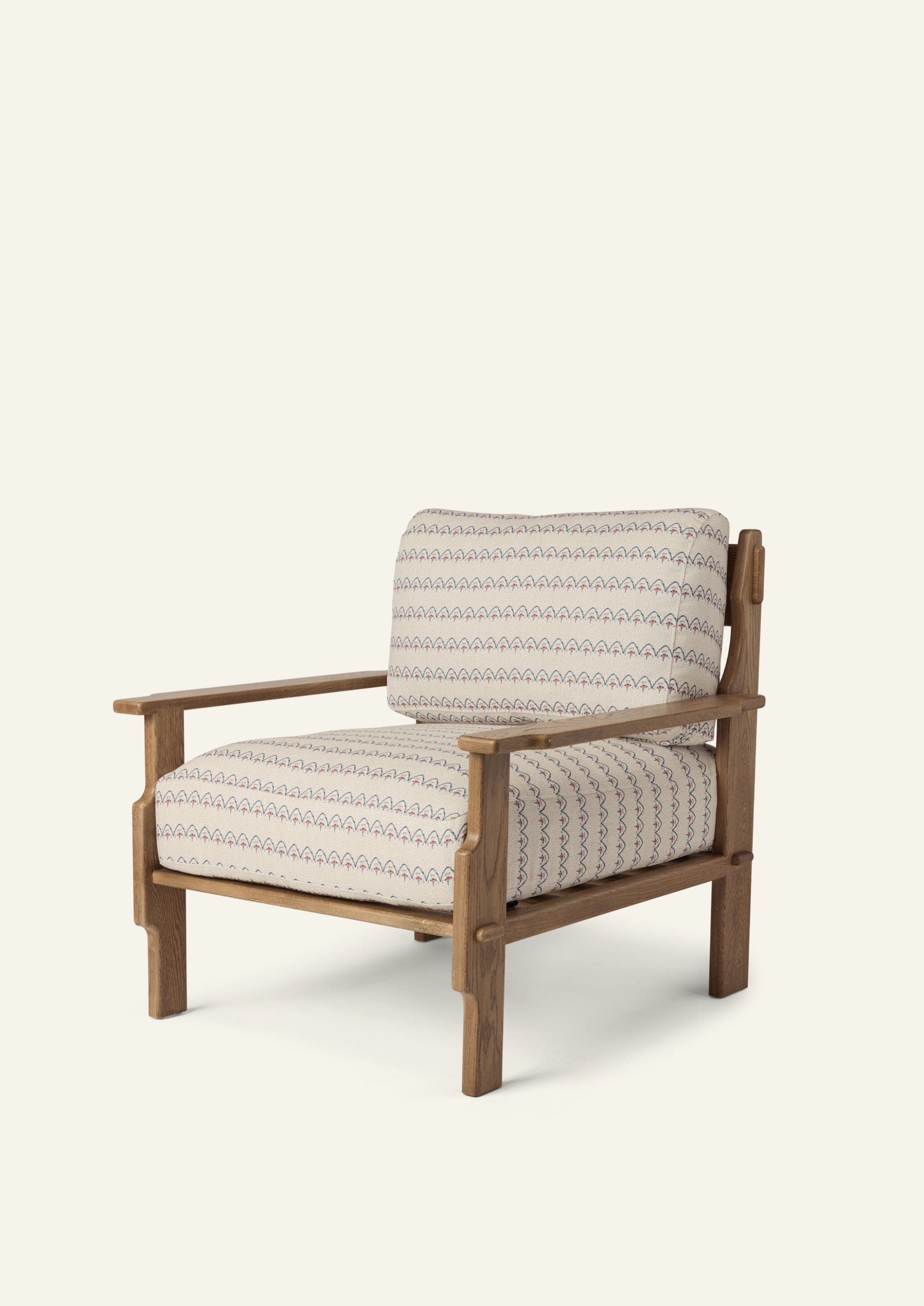 Leela Lounge Chair in Neutral Arches