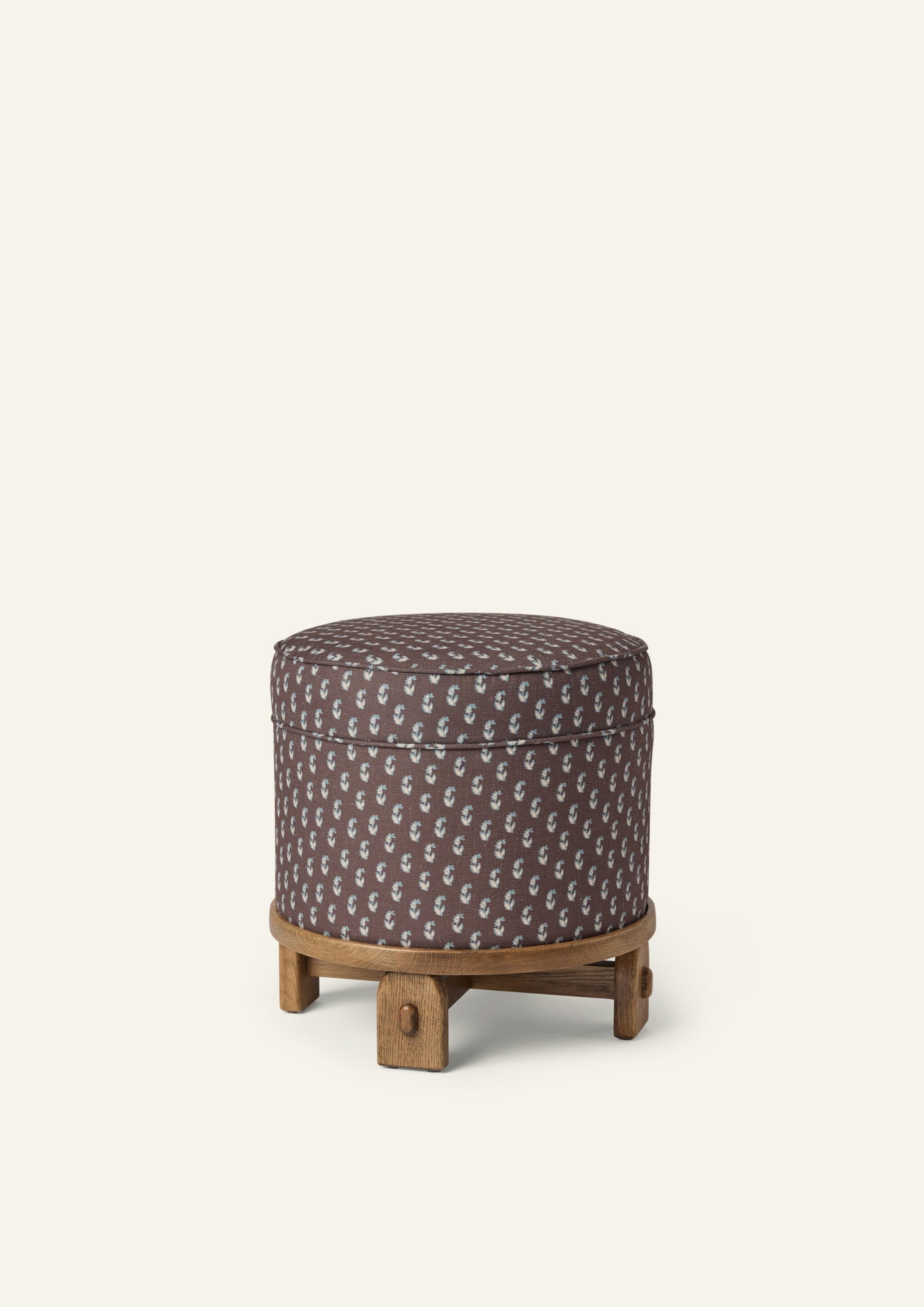 Yara Pouf in Cocoa Floral