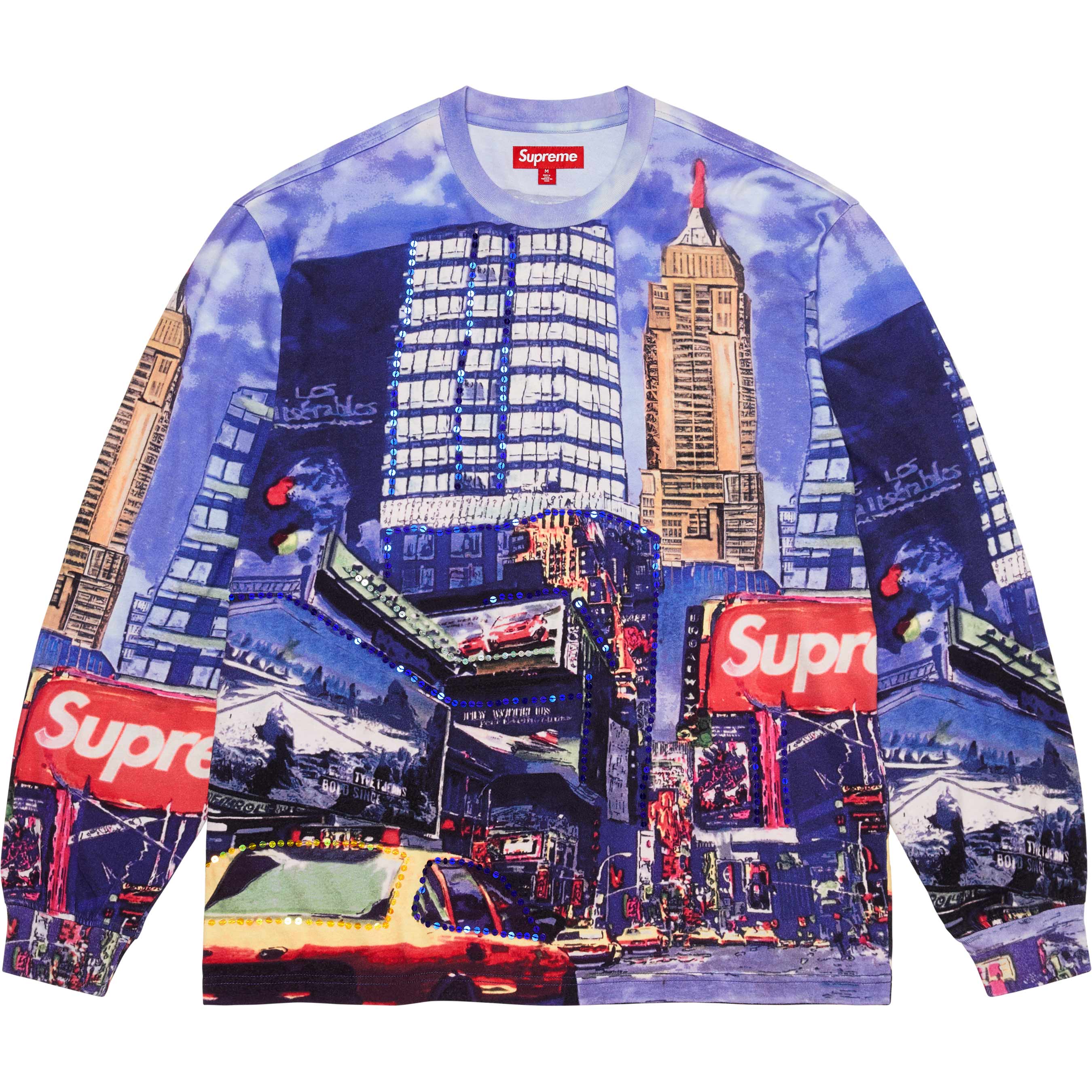 Supreme Skyline Sequin L/S Top Day