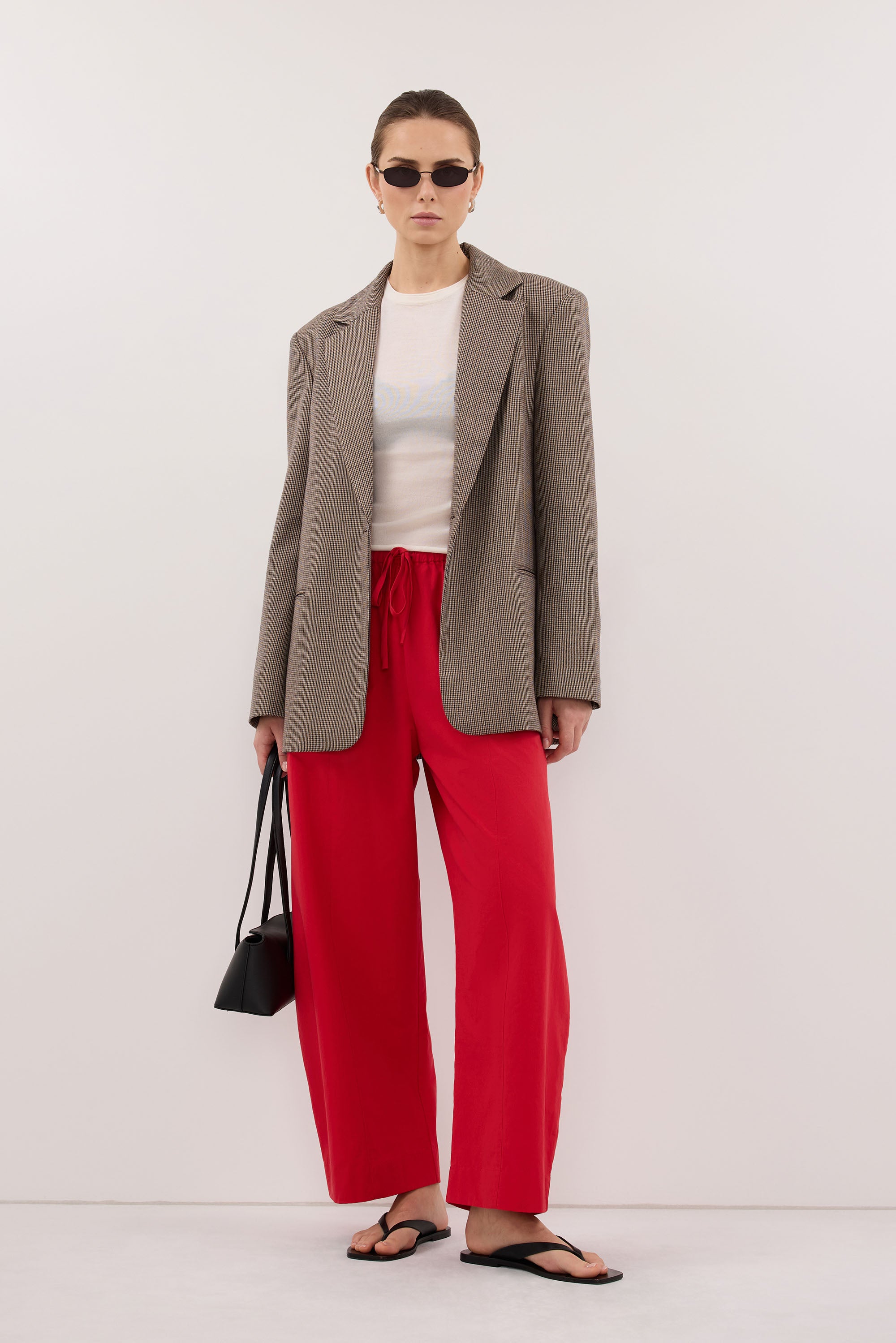 Ellory Oversized Houndstooth Blazer, image 6 of 6