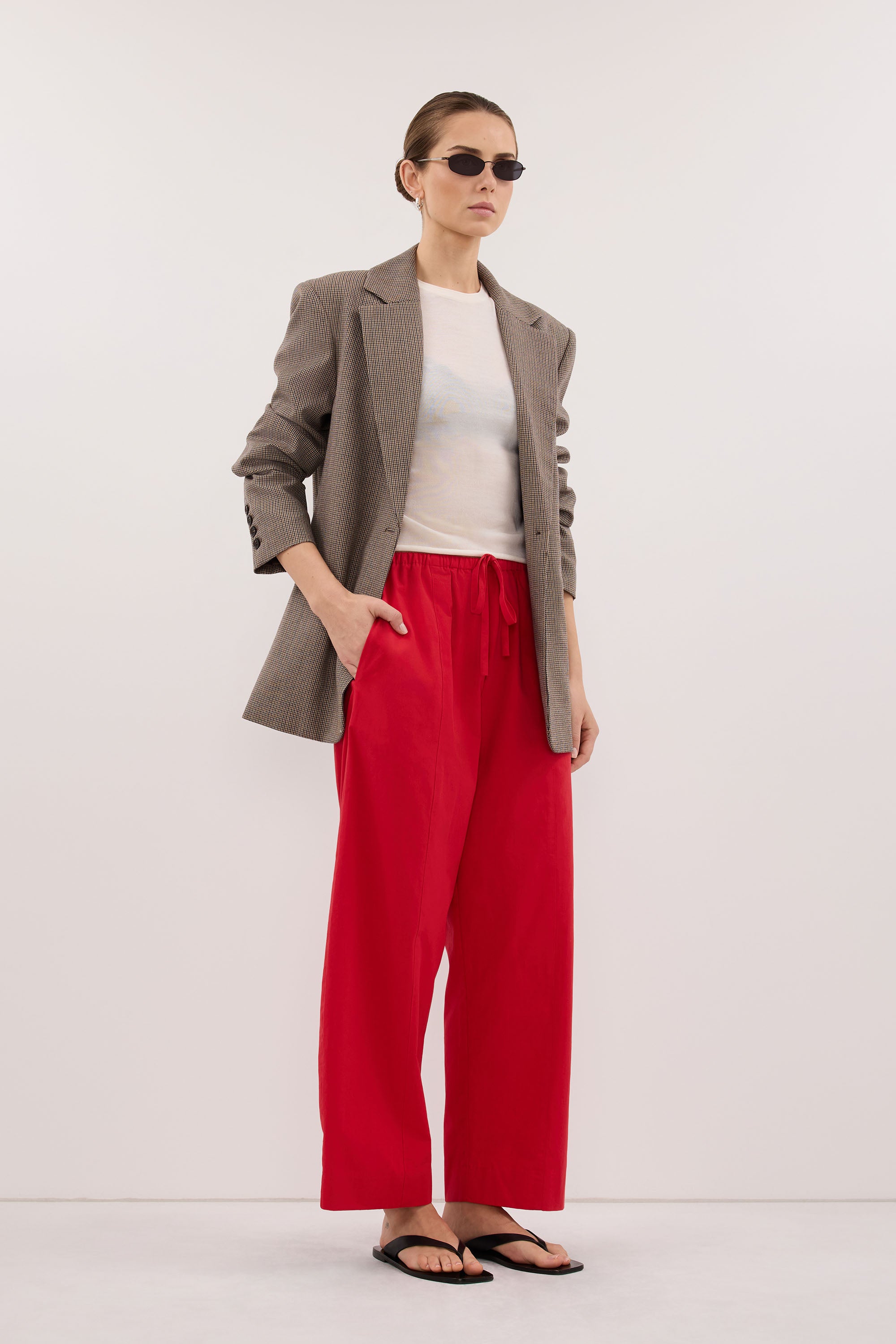 Scout Cotton Barrel Leg Pant, image 5 of 8