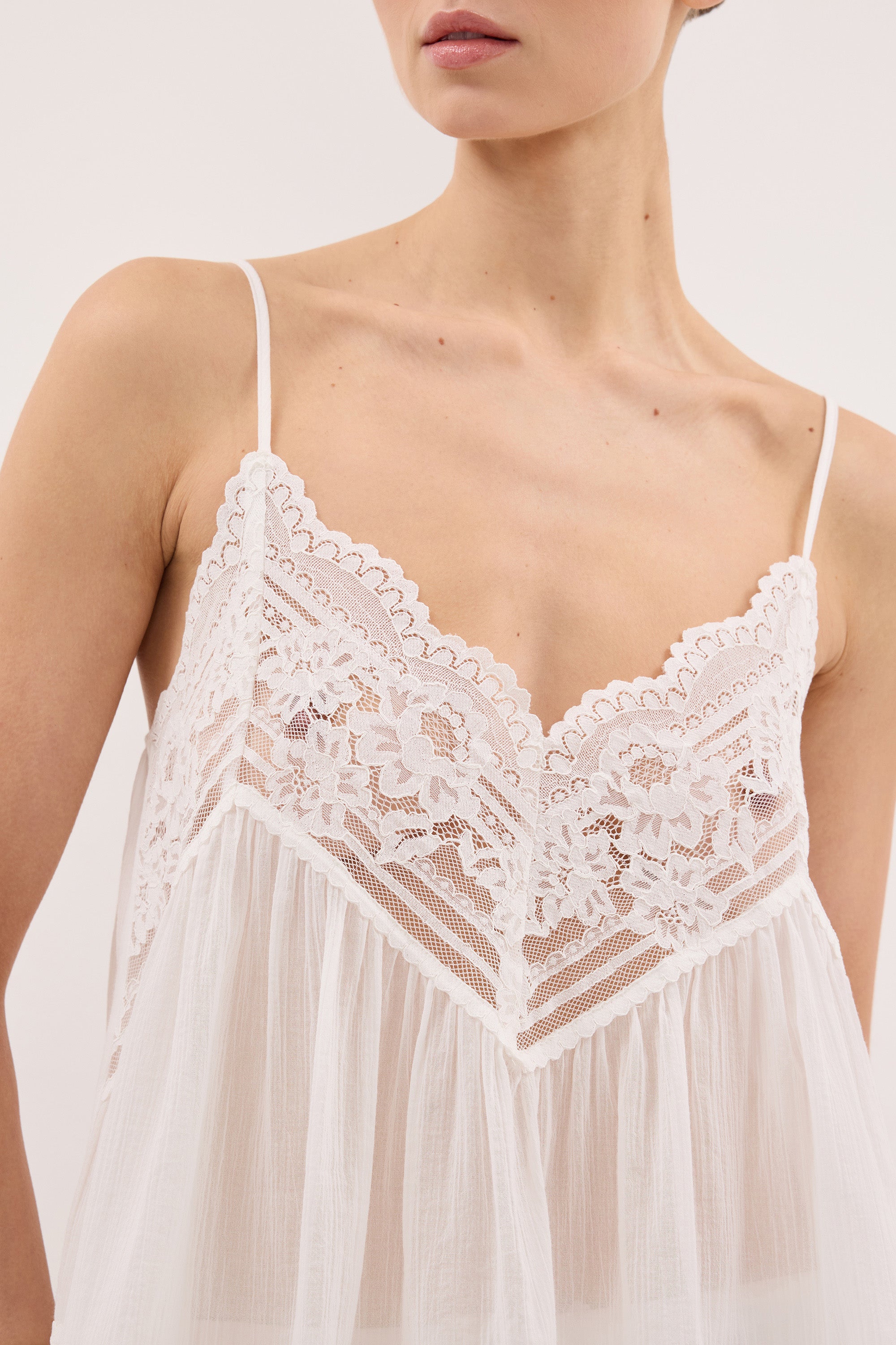 Elisa Cotton Sheer Top, image 2 of 8