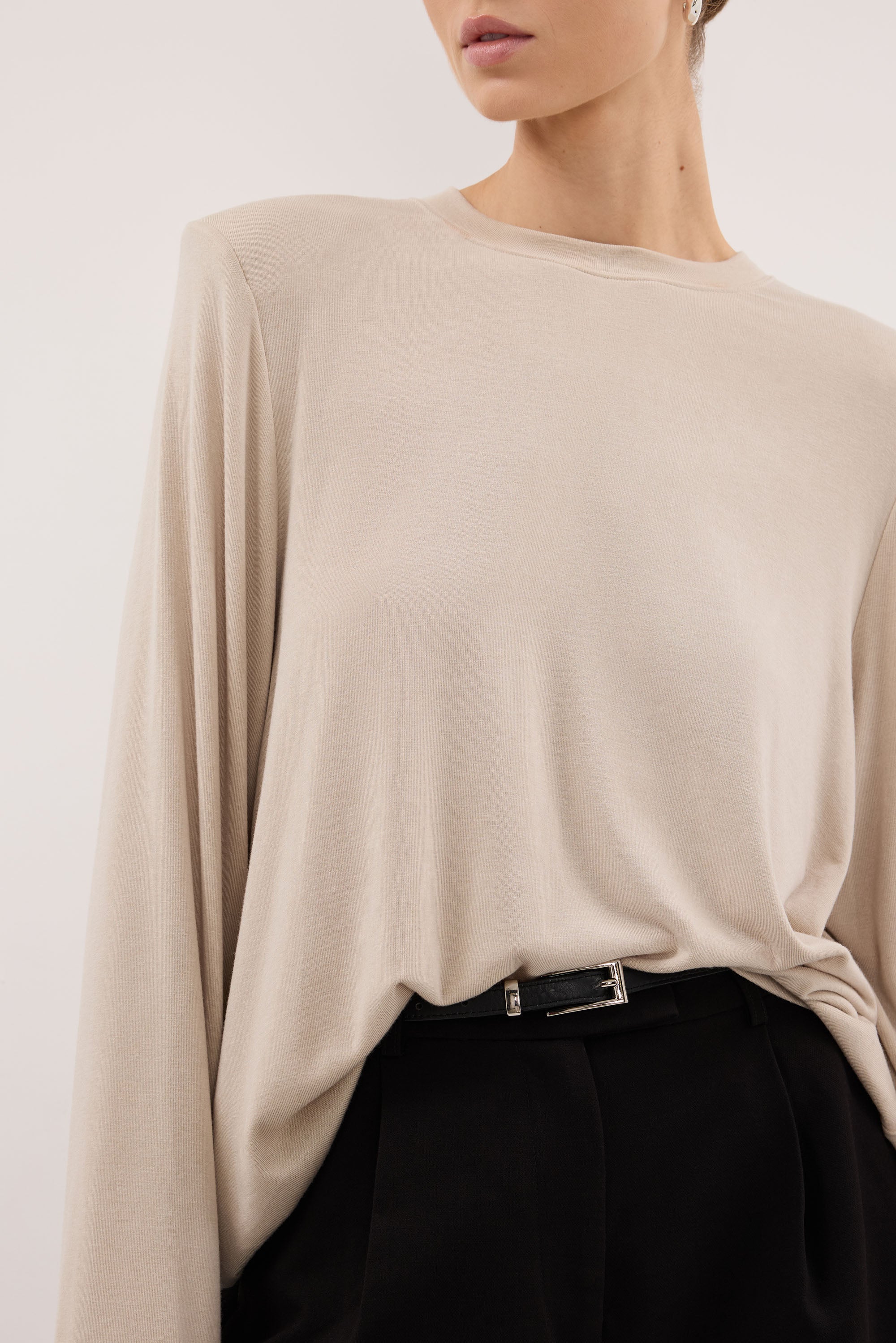 Reni Shoulder Pad Top, image 2 of 4