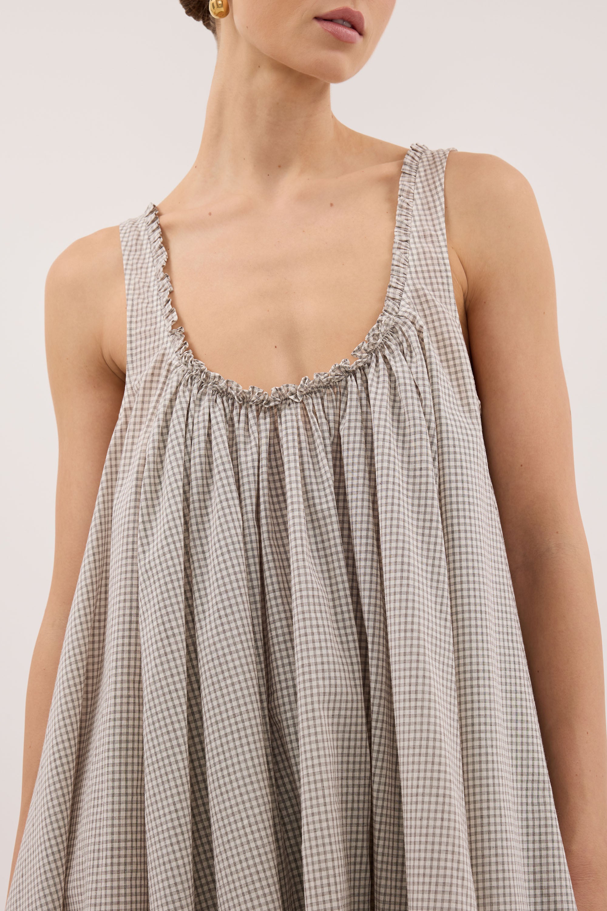 Arabella Check Mini Dress, image 2 of 8