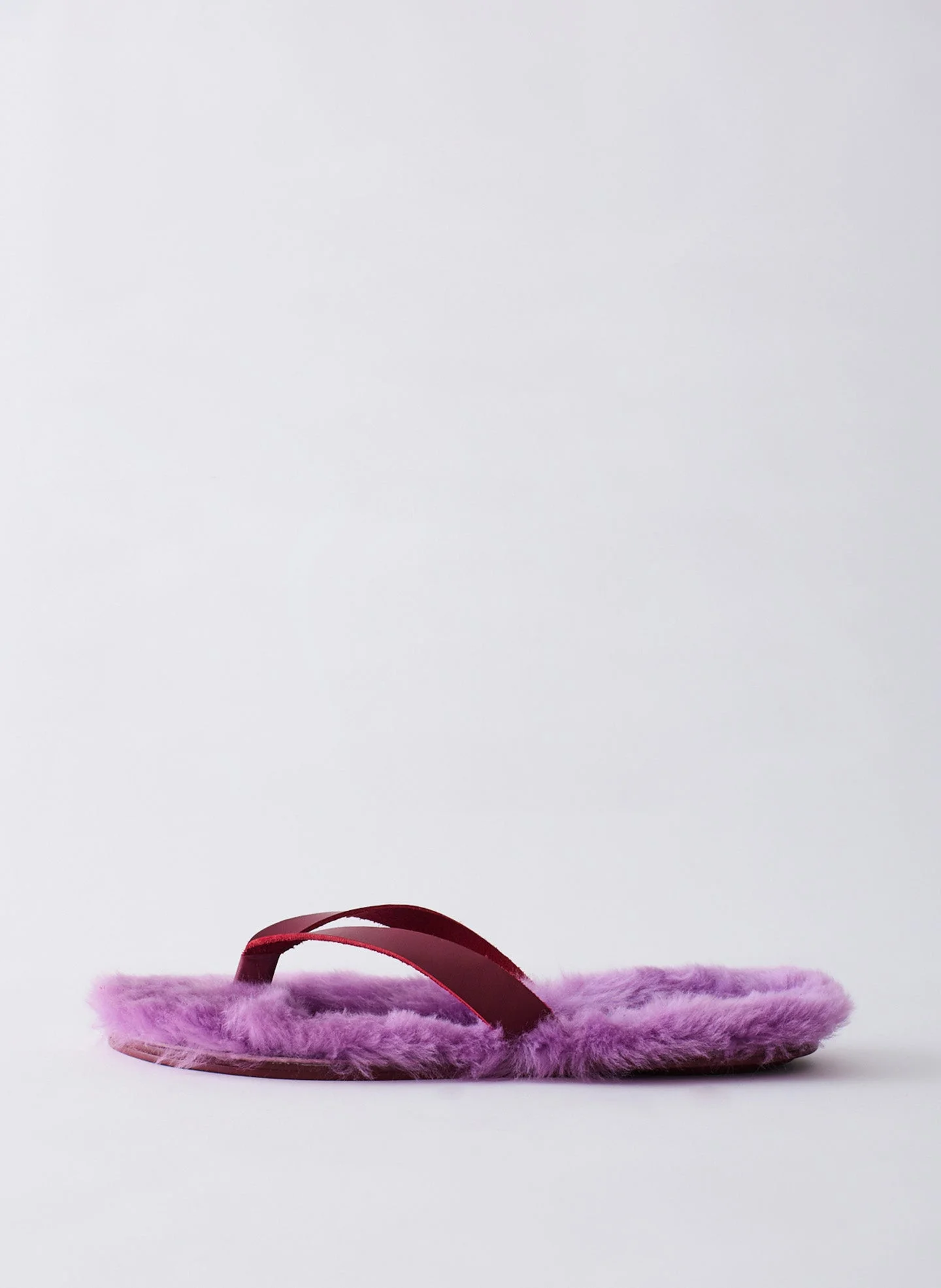 Bryan Shearling Flip Flop