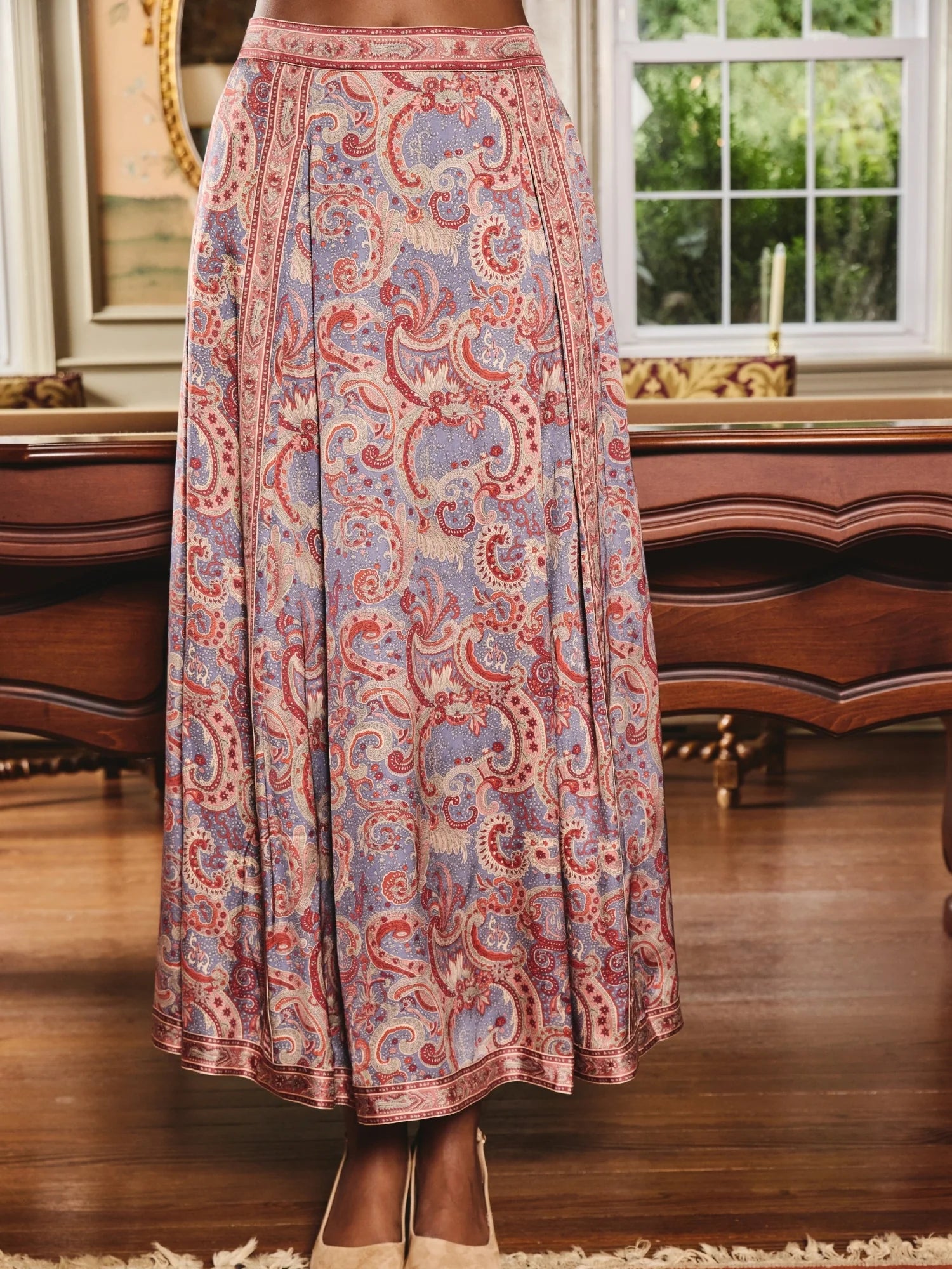 Arden Skirt in Lucent Lights Print
