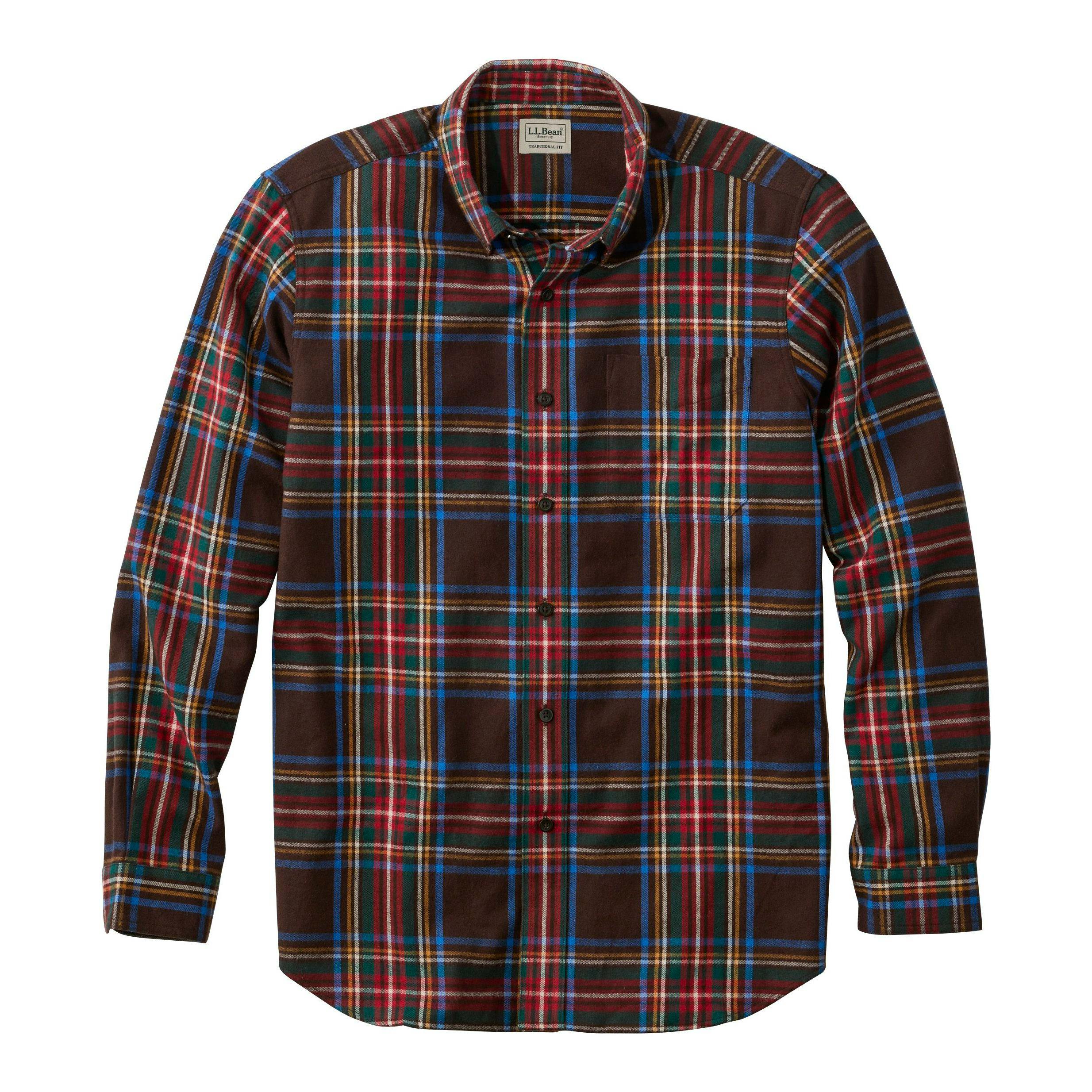 Scotch Plaid Flannel Shirt- Traditional Fit