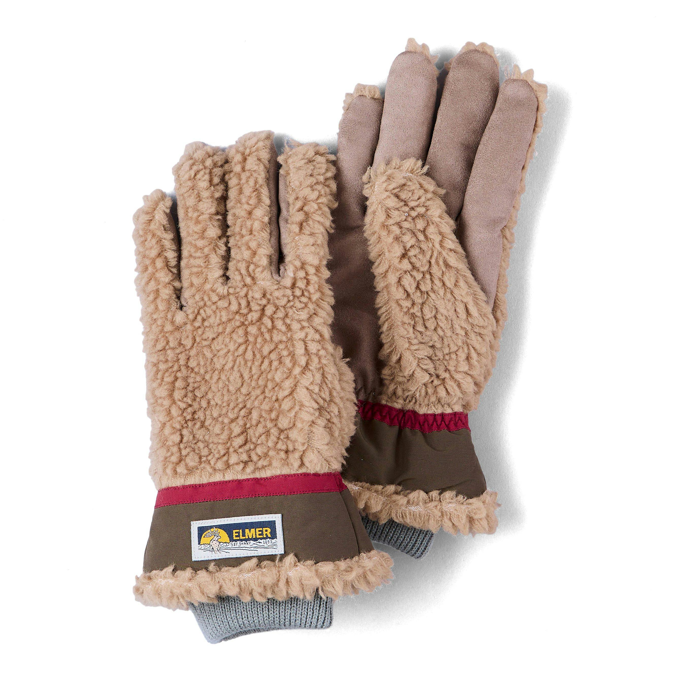 Wool pile 5 Finger Gloves