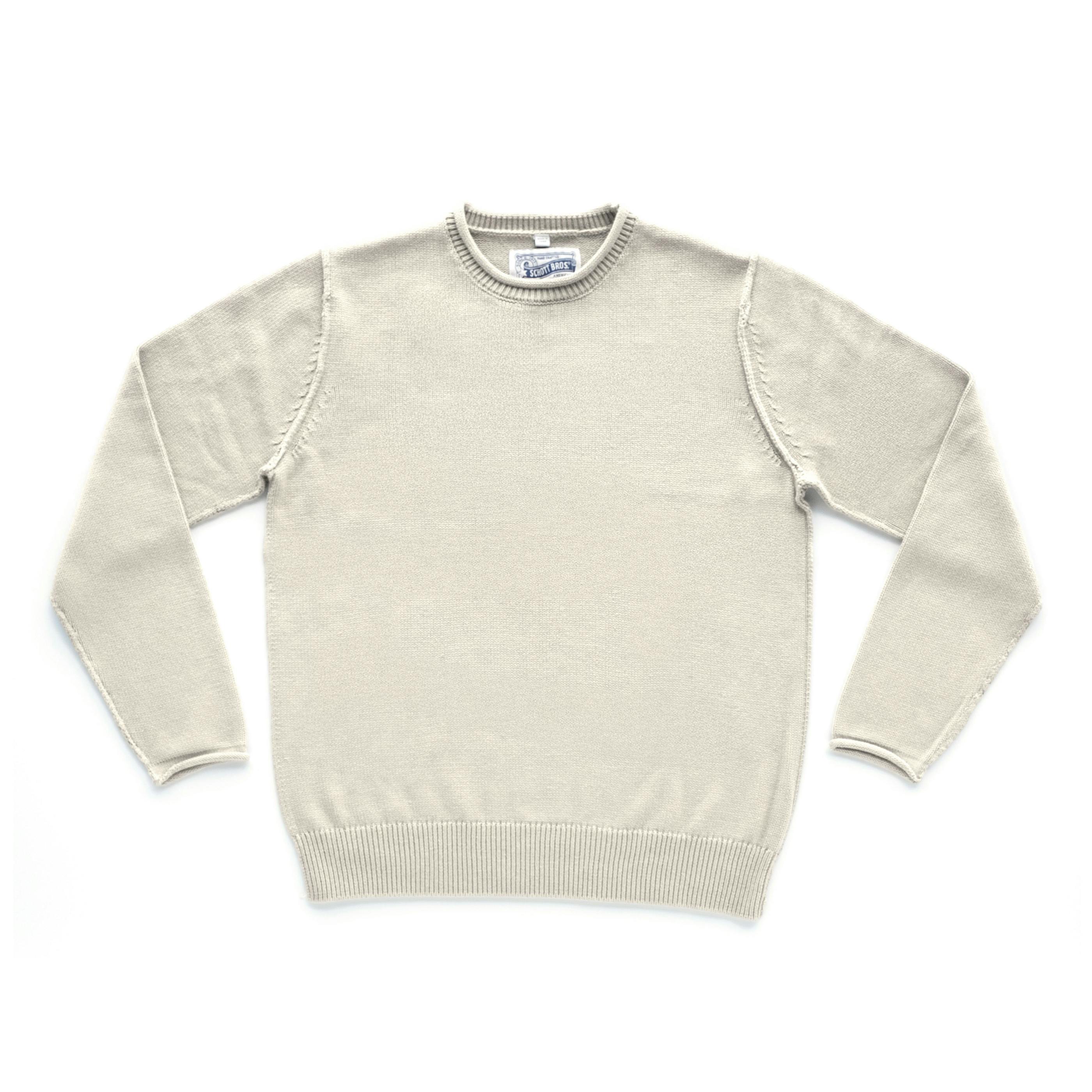 Jersey Knit Crewneck Sweater