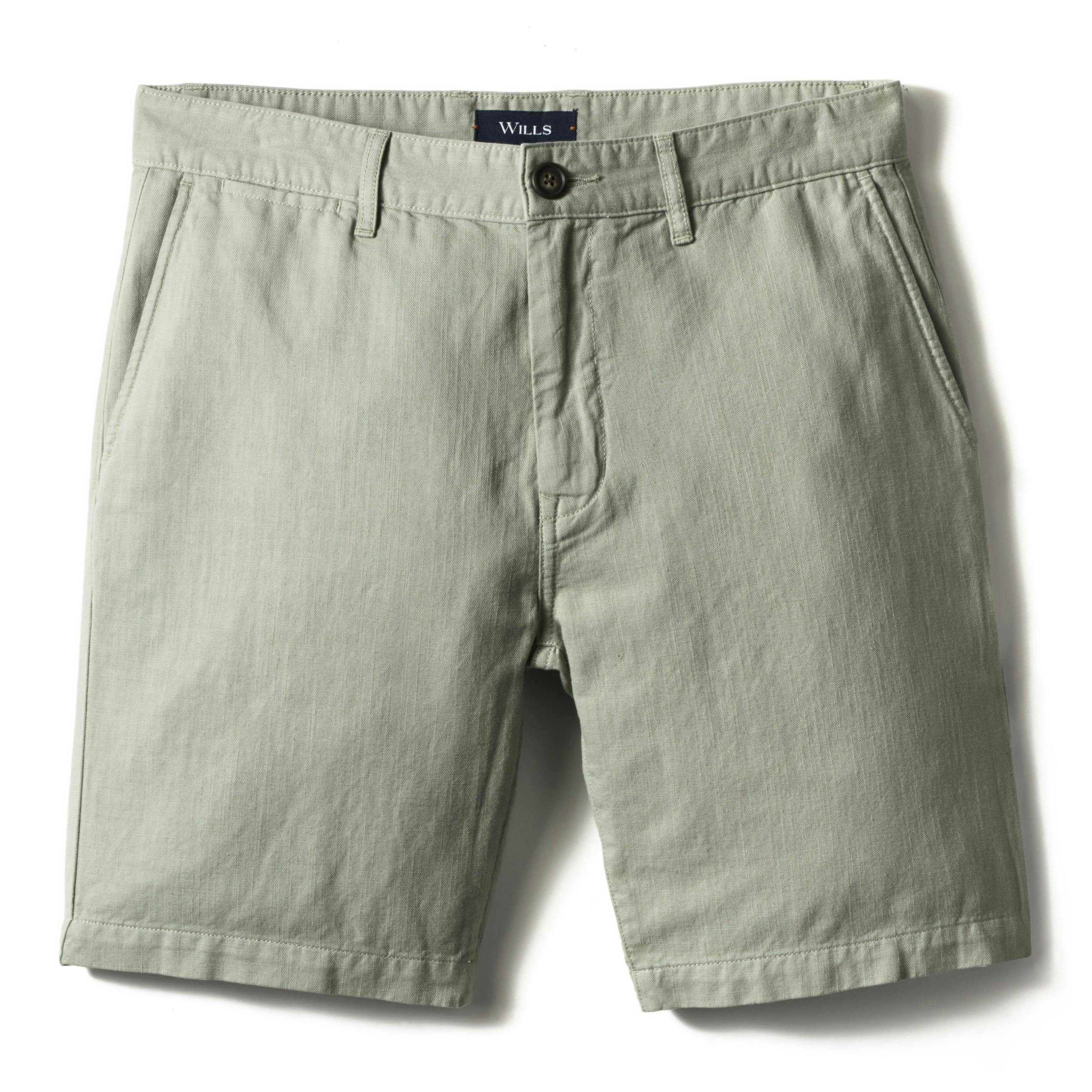 Cotton-Linen Chino Short - 9"