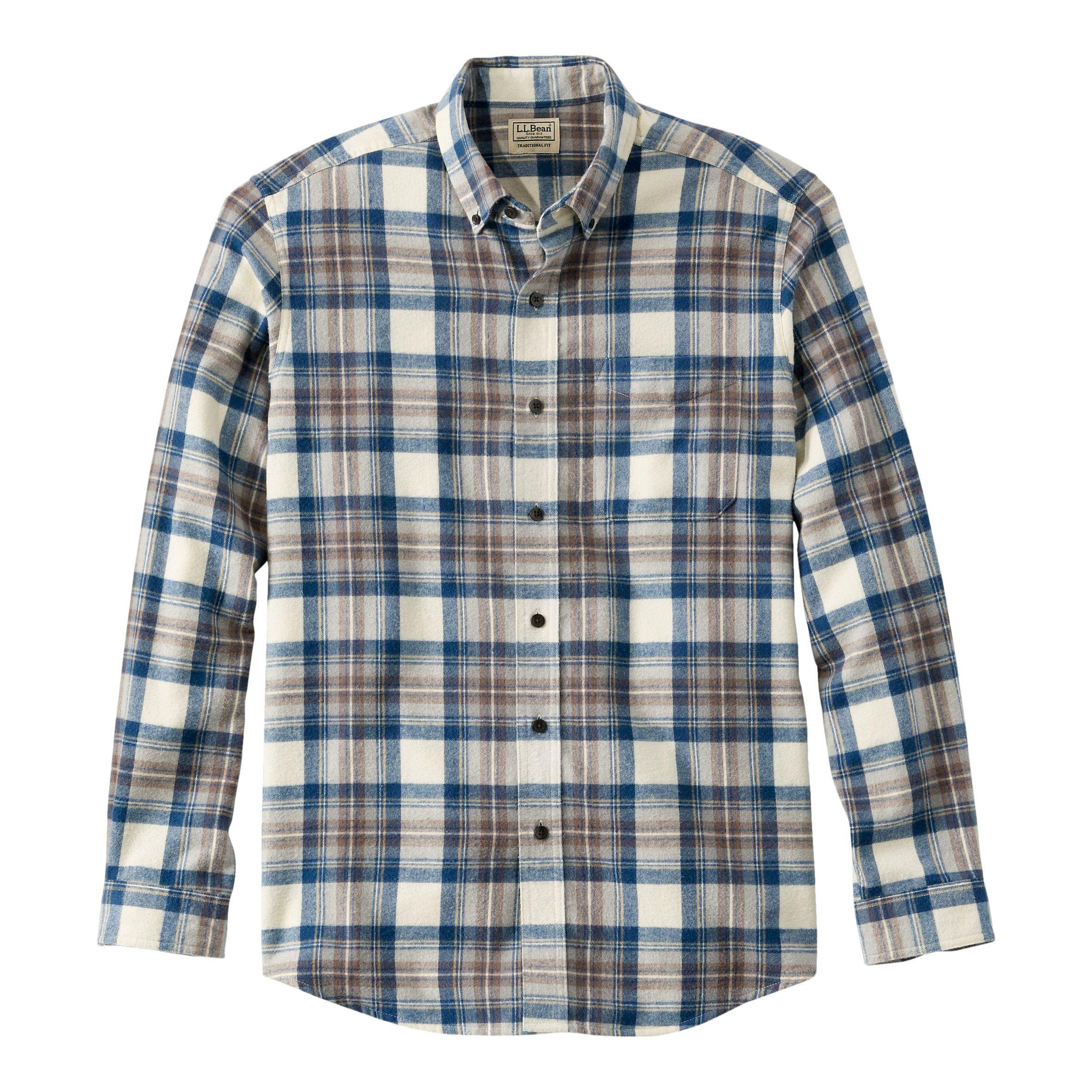 Scotch Plaid Flannel Shirt- Traditional Fit