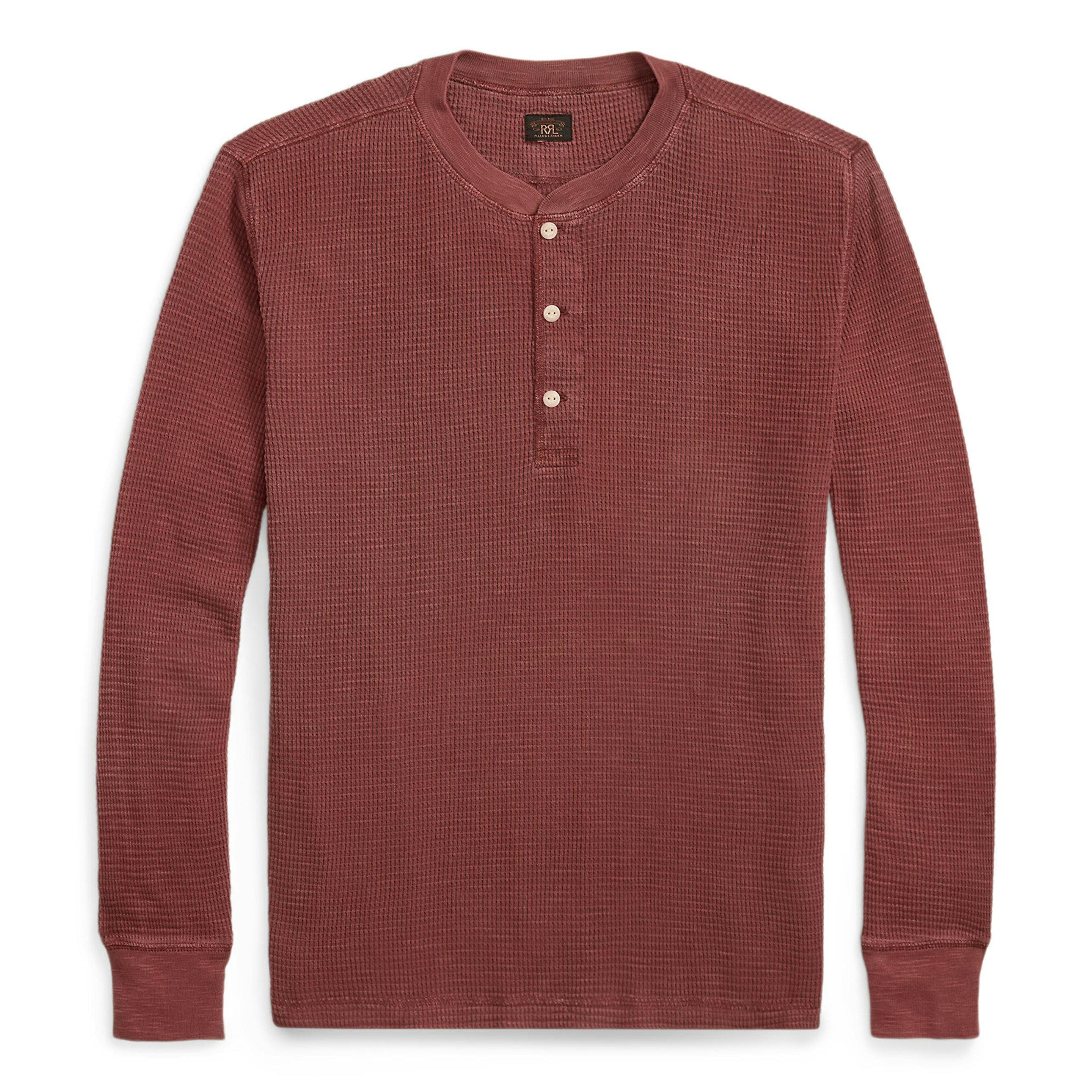 Waffle Knit Henley