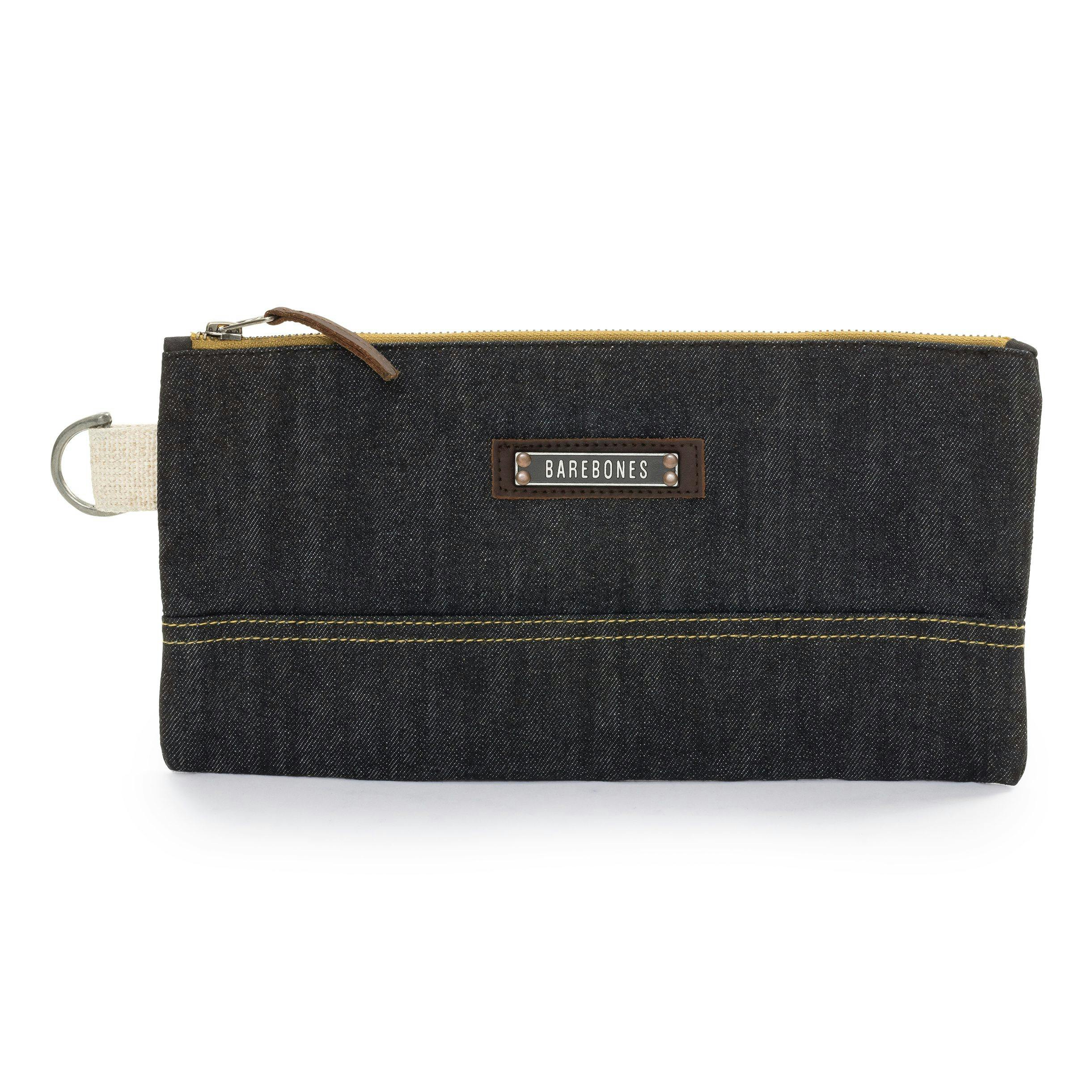Neelum Small Zipper Pouch - Denim