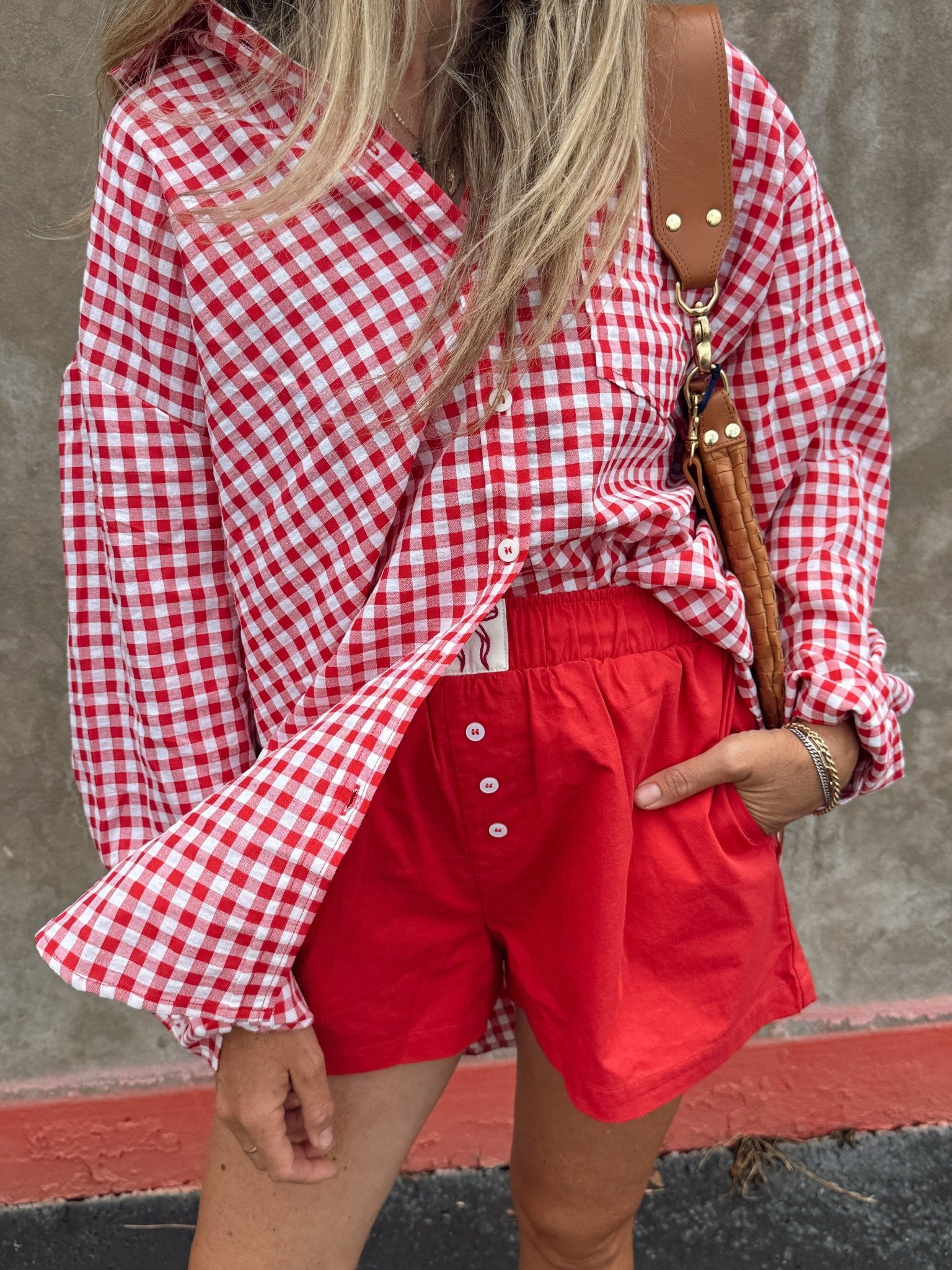 Ivy High Waisted Boxy Shorts
