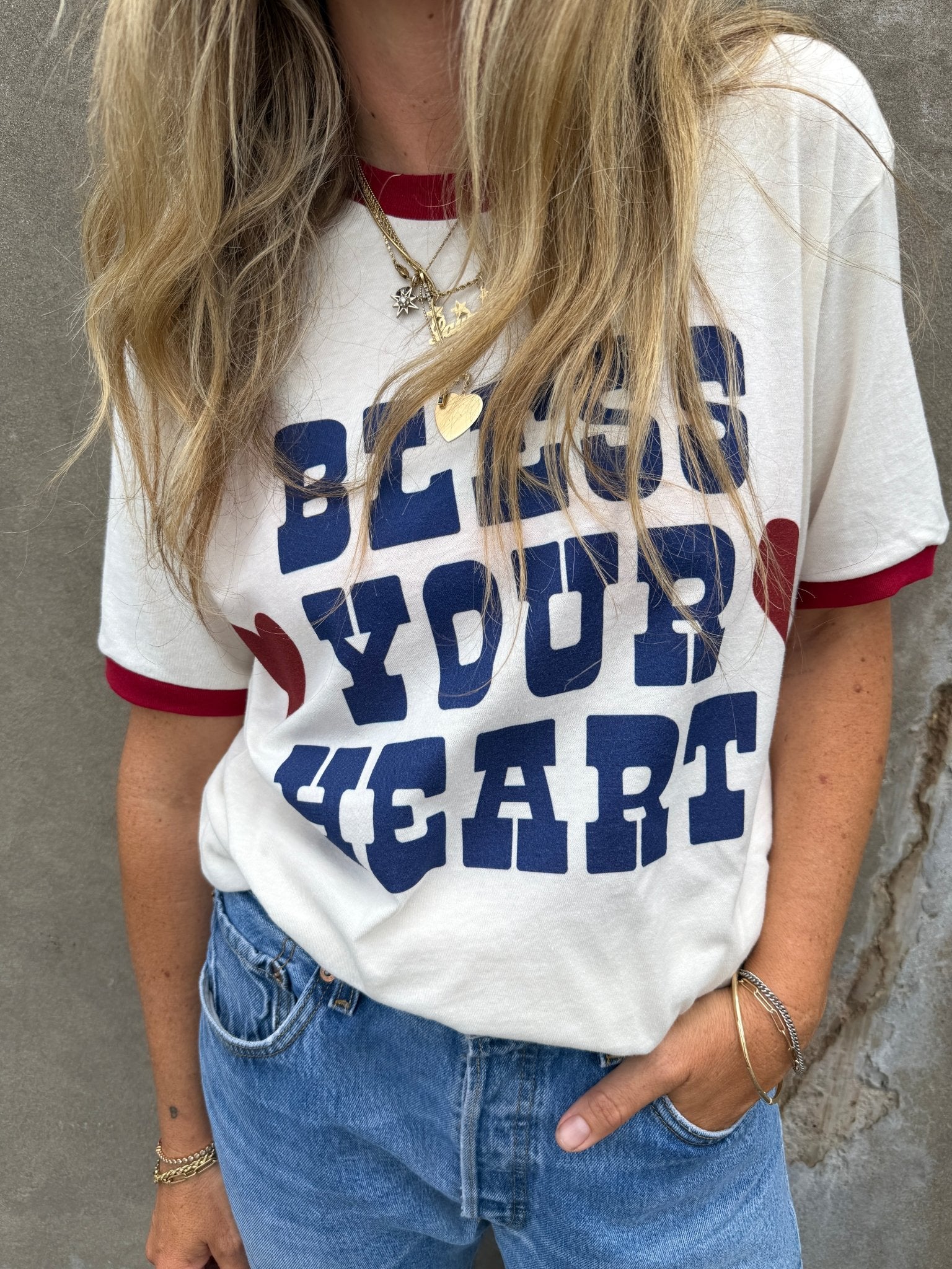 Bless your Heart Ringer Tee