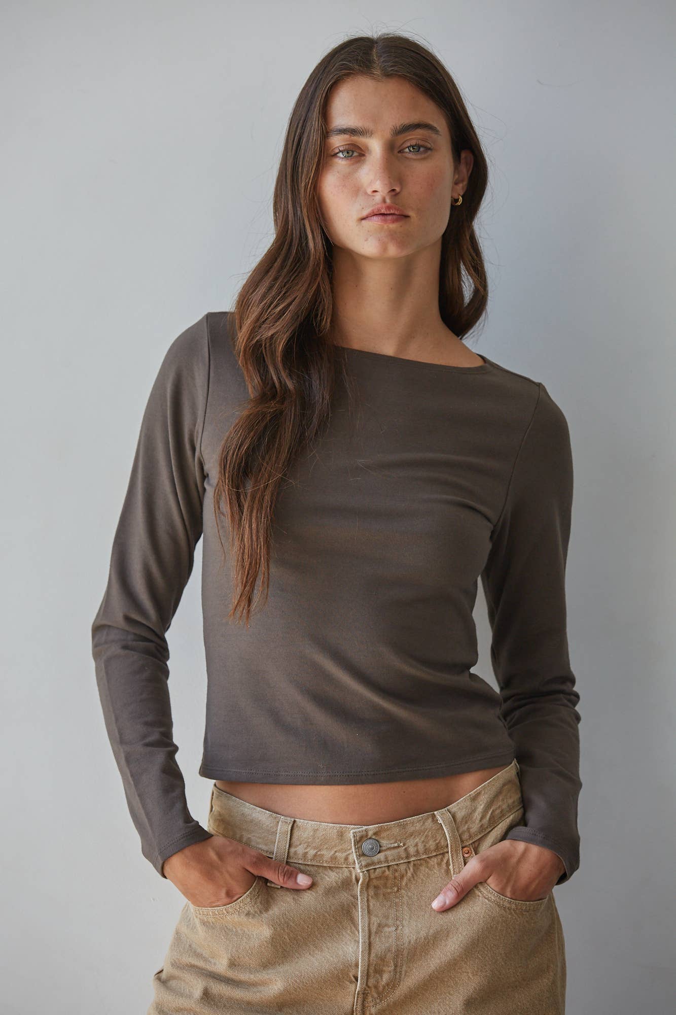 Boat Neck Long Sleeve