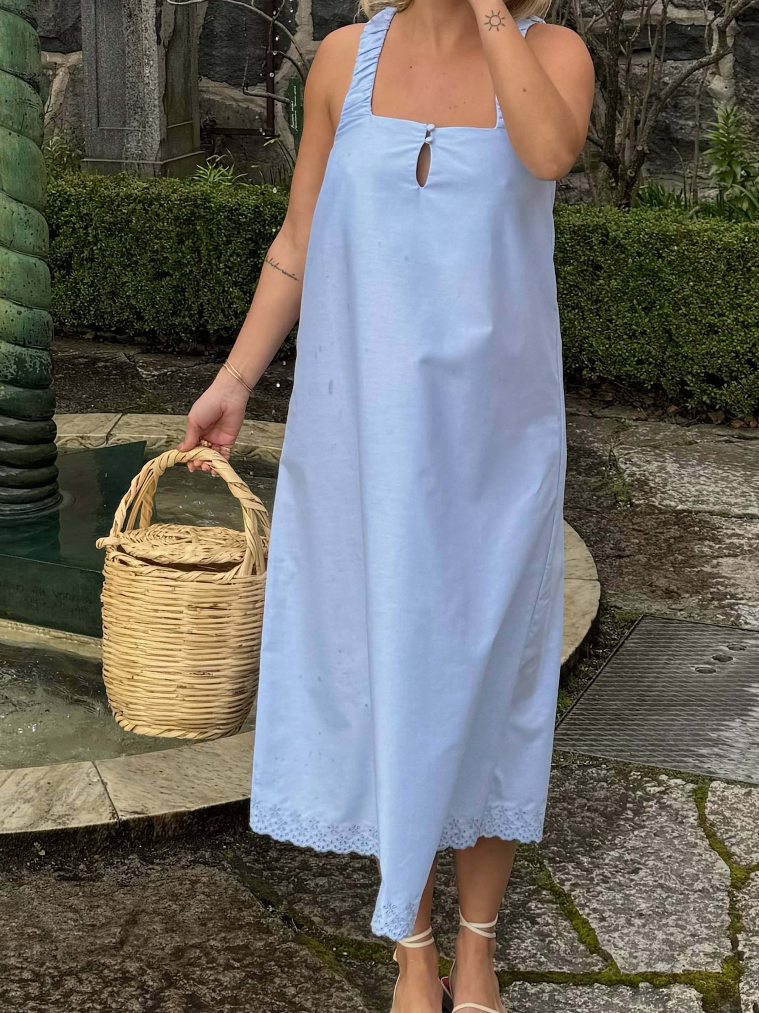 Breezy Embroidered Dress