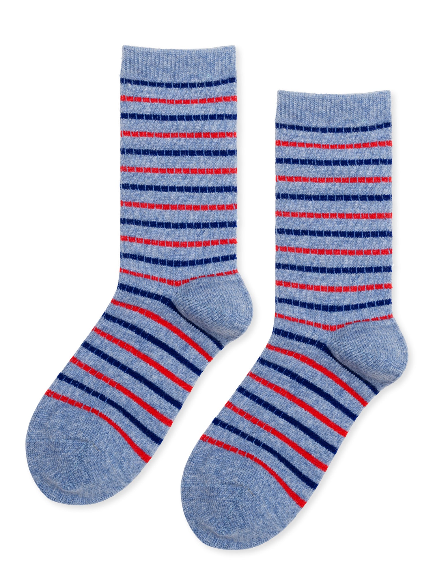 Maritime Stripe Wool Rib Crew