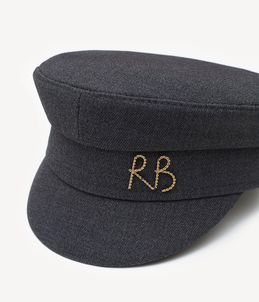 Logo-plaque Cotton-Blend Baker Boy Cap, image 2 of 4