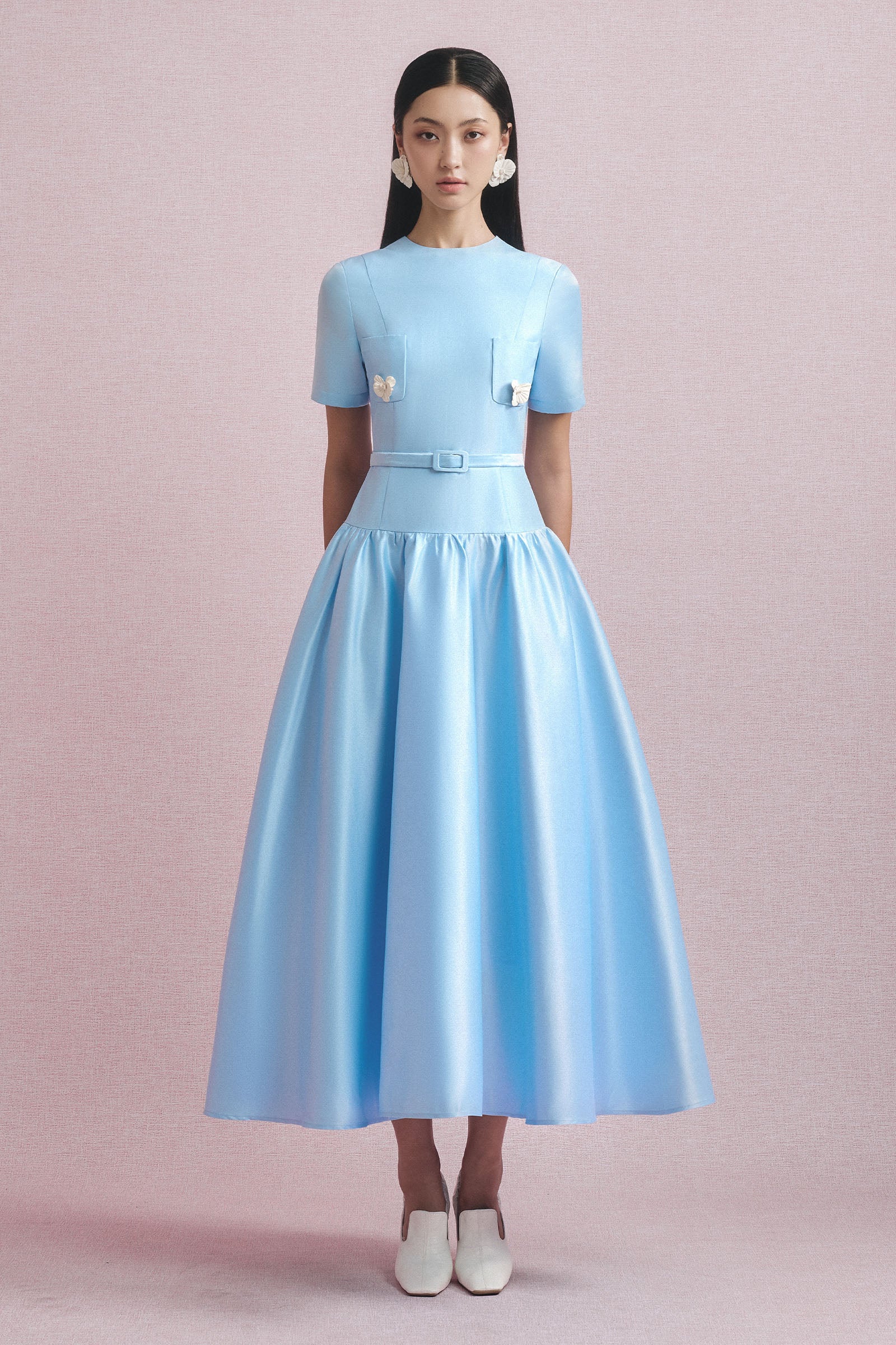 Visan A-line Midi Dress