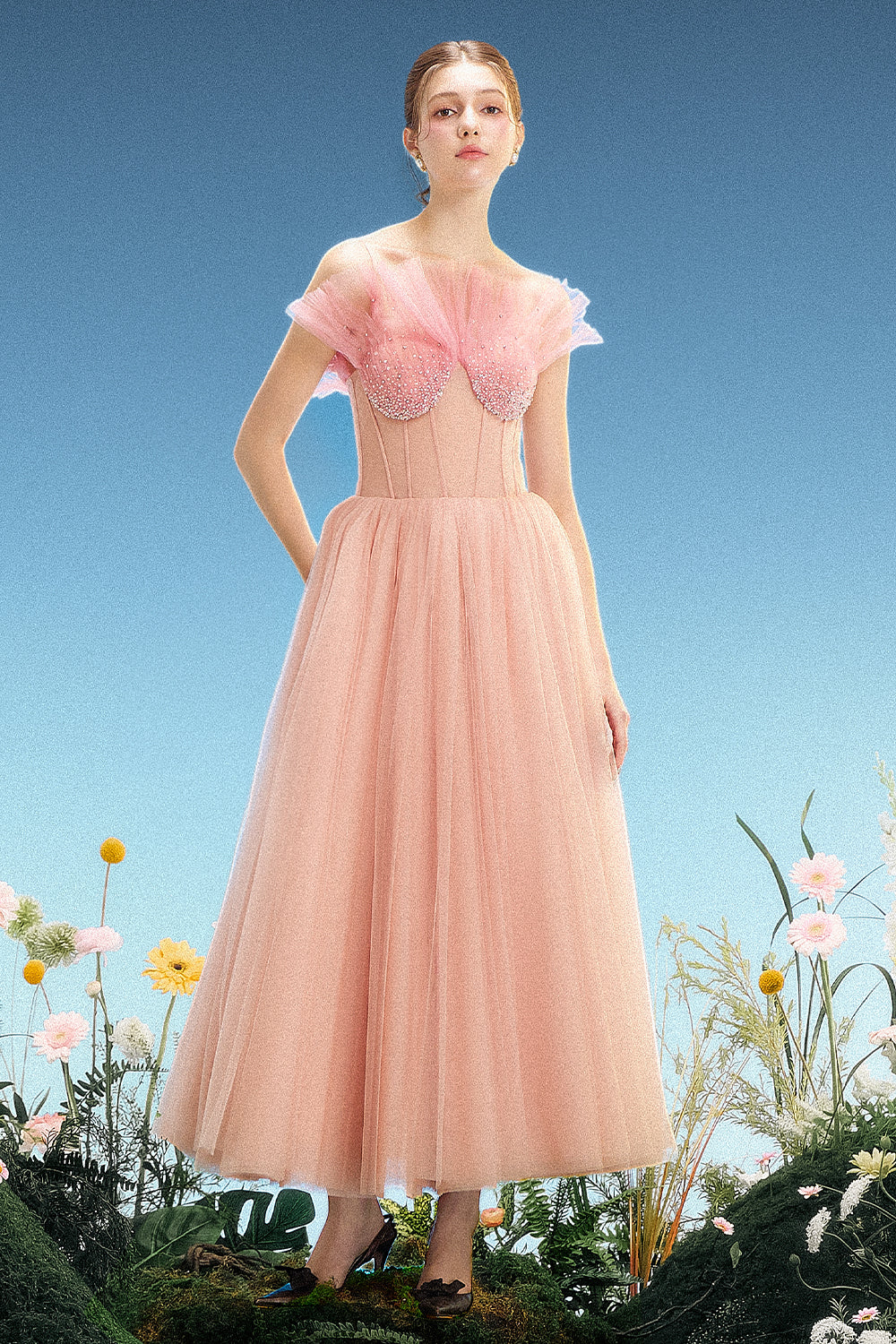 Rosemary Ruffle Midi Dress