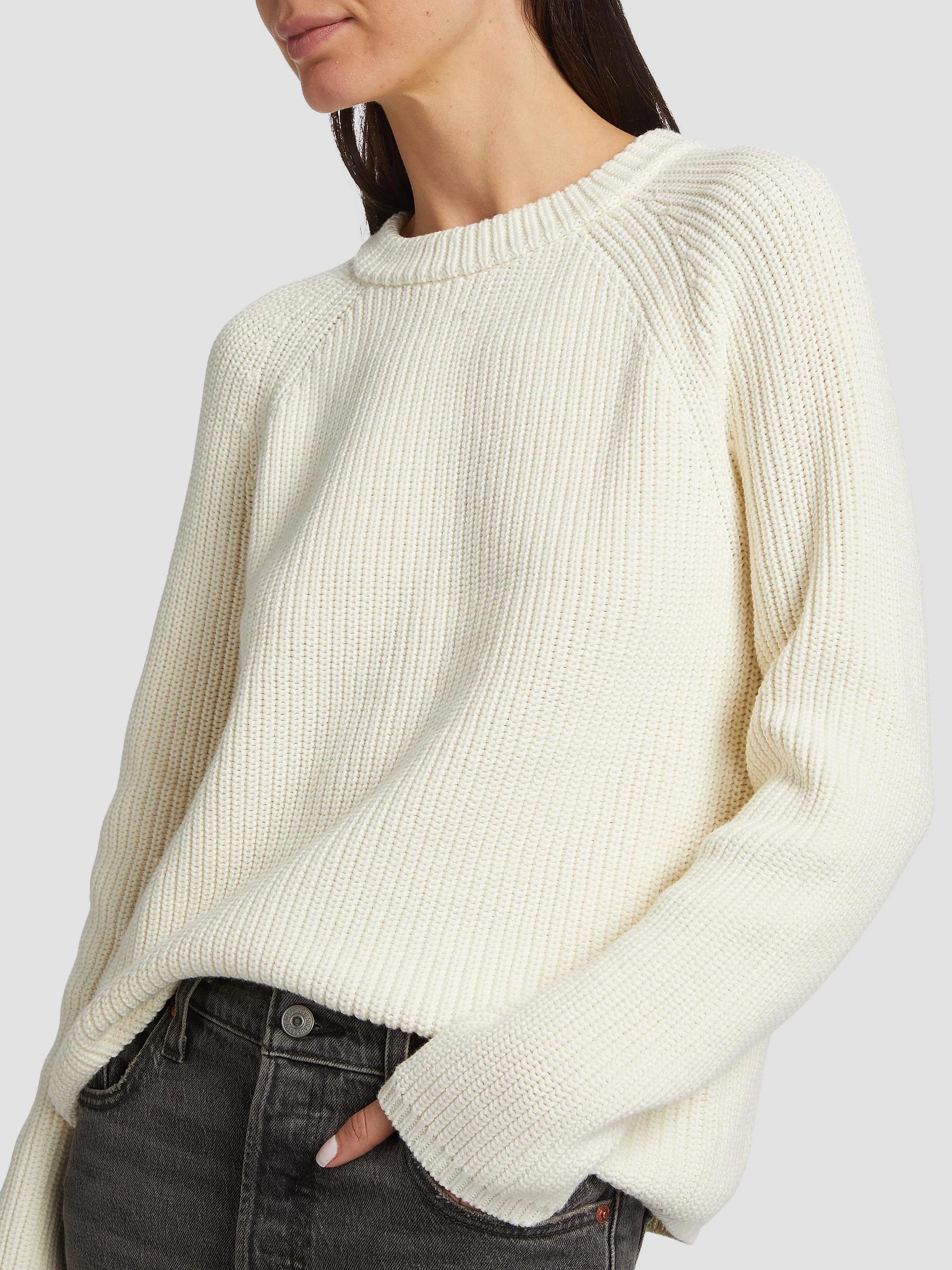 Fisherman Cotton Sweater, image 3 of 8