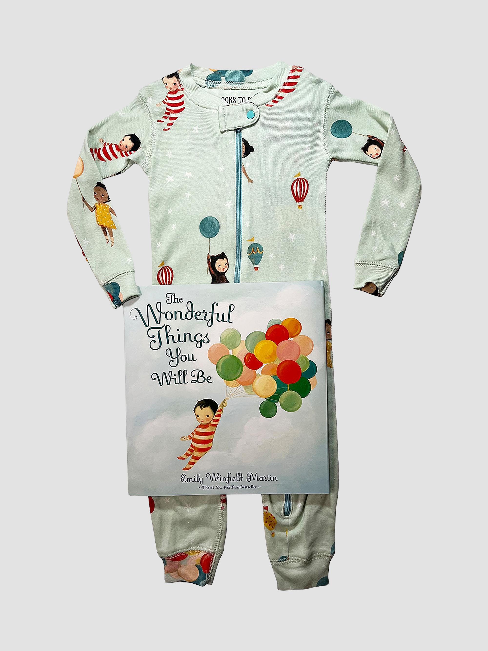 Baby's The Wonderful Things You Will Be Pajama & Book Set