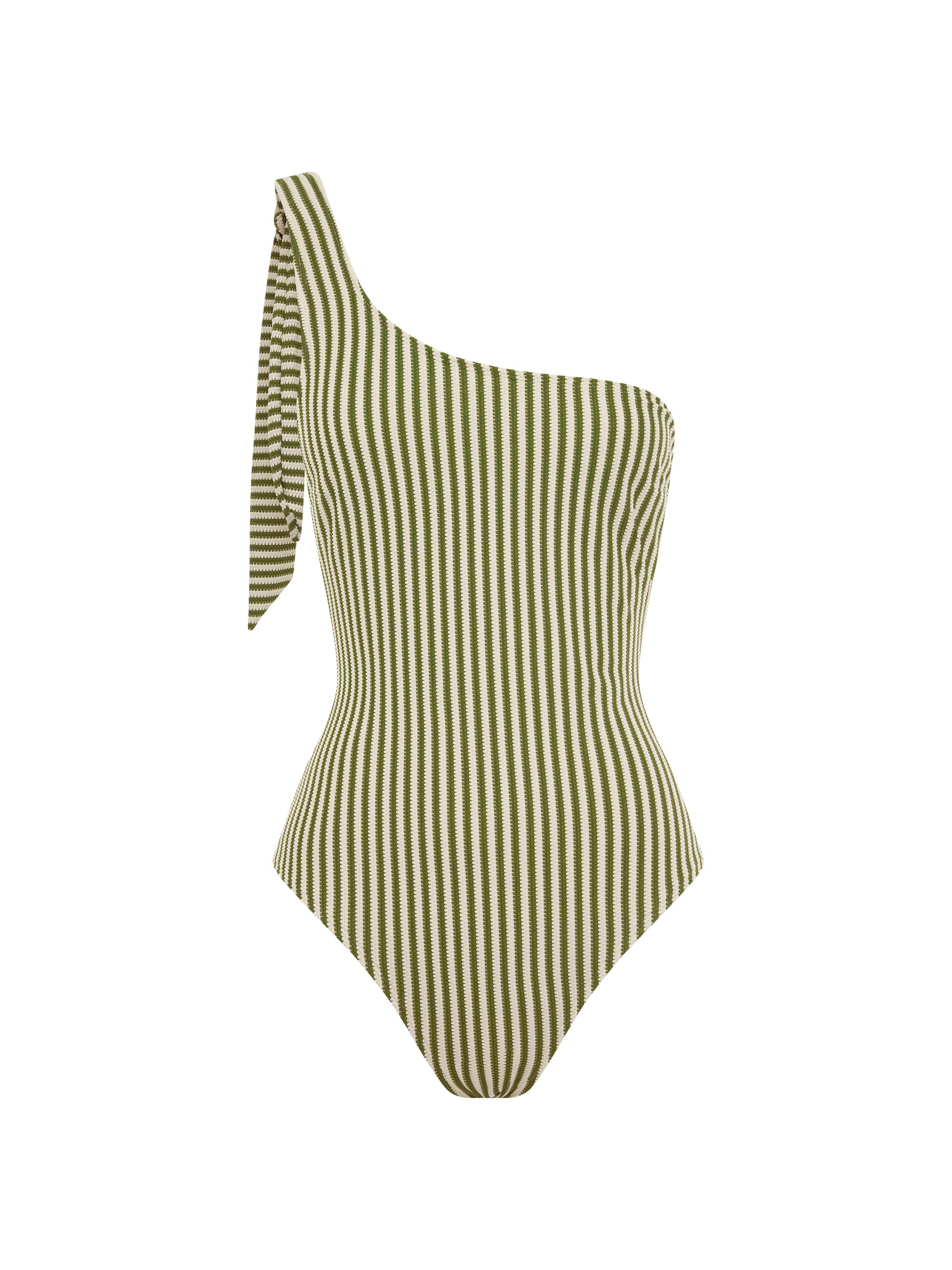 Tapestry One-Shoulder One-Piece Swimsuit