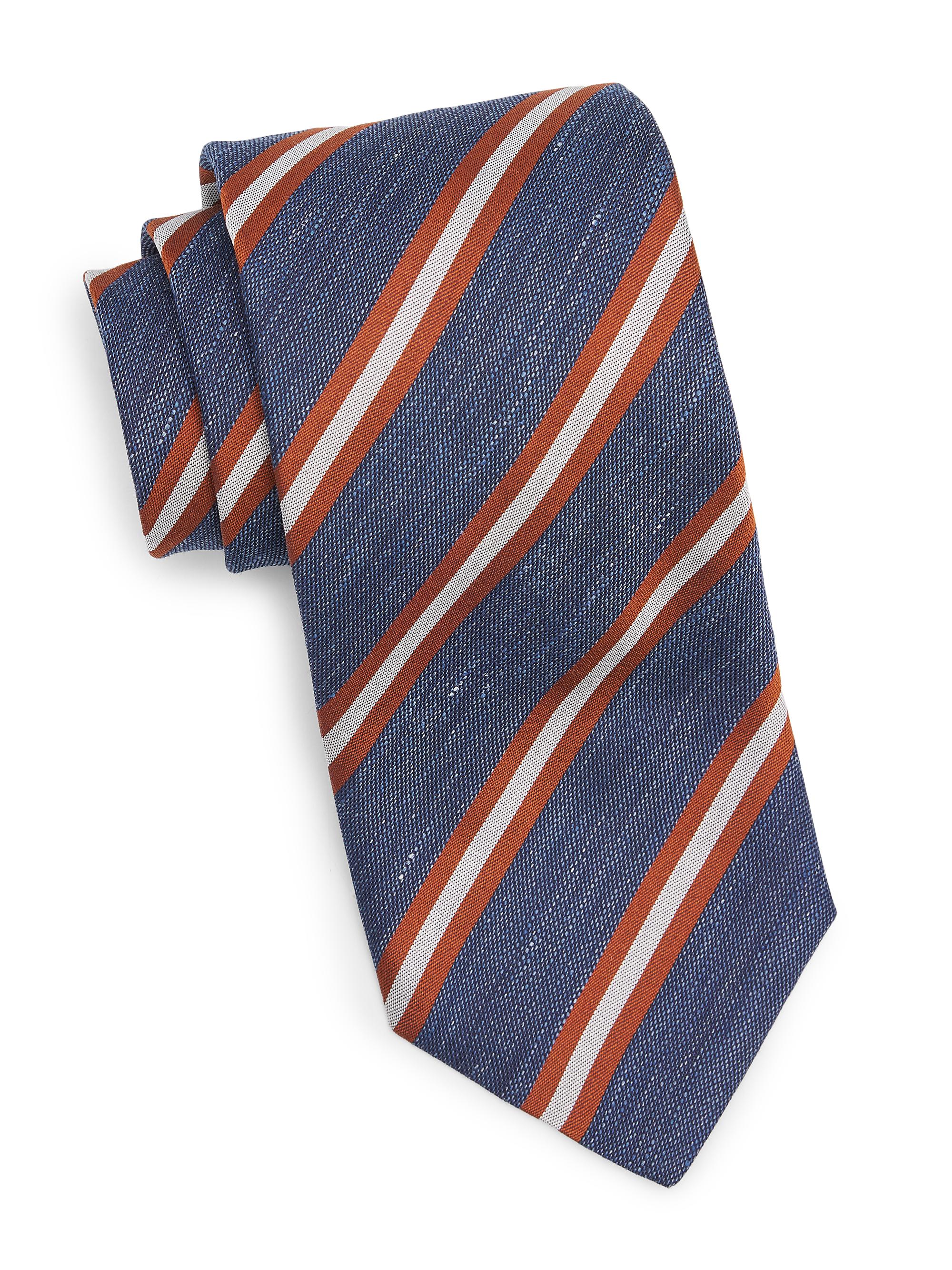 Striped Silk Tie