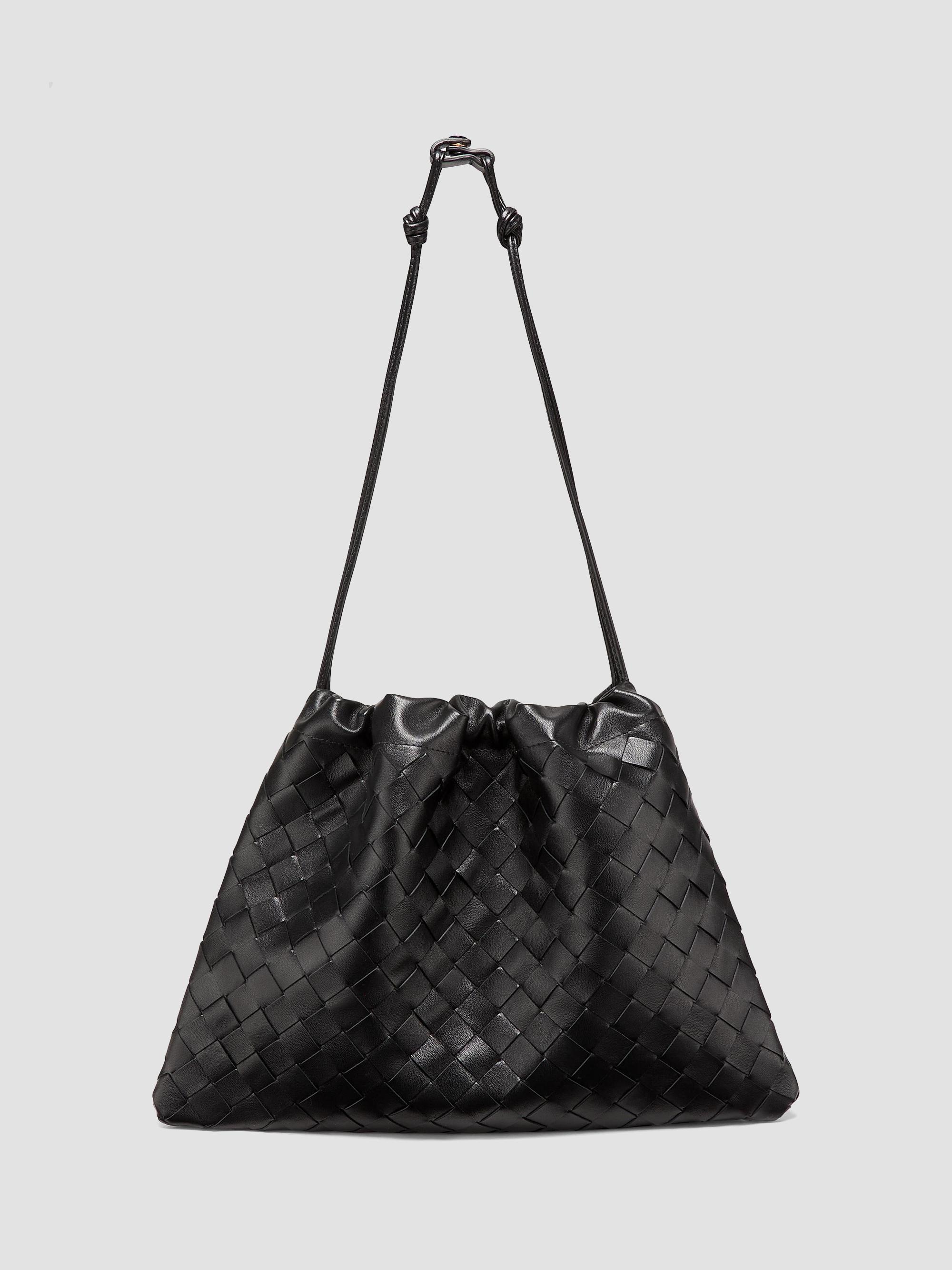 Intrecciato Leather Pouch, image 2 of 7