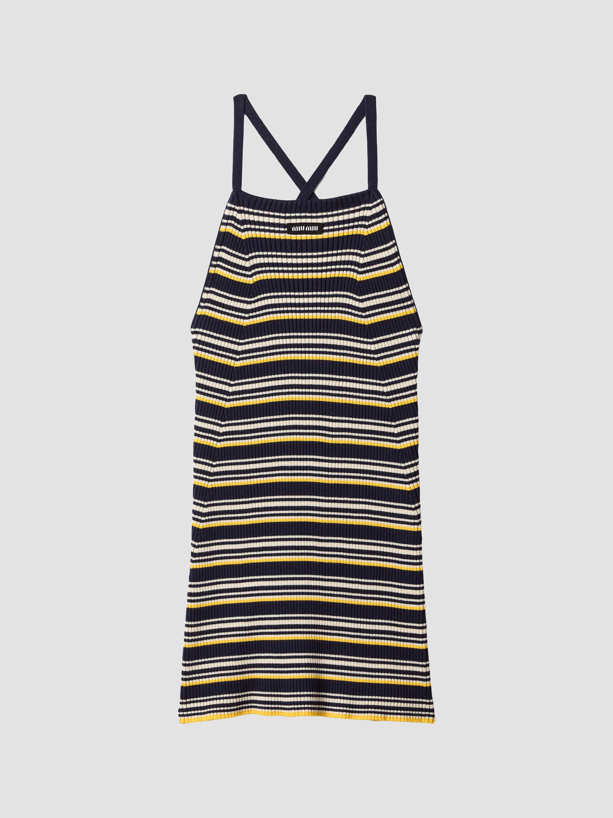 Cotton Knit Mini Dress