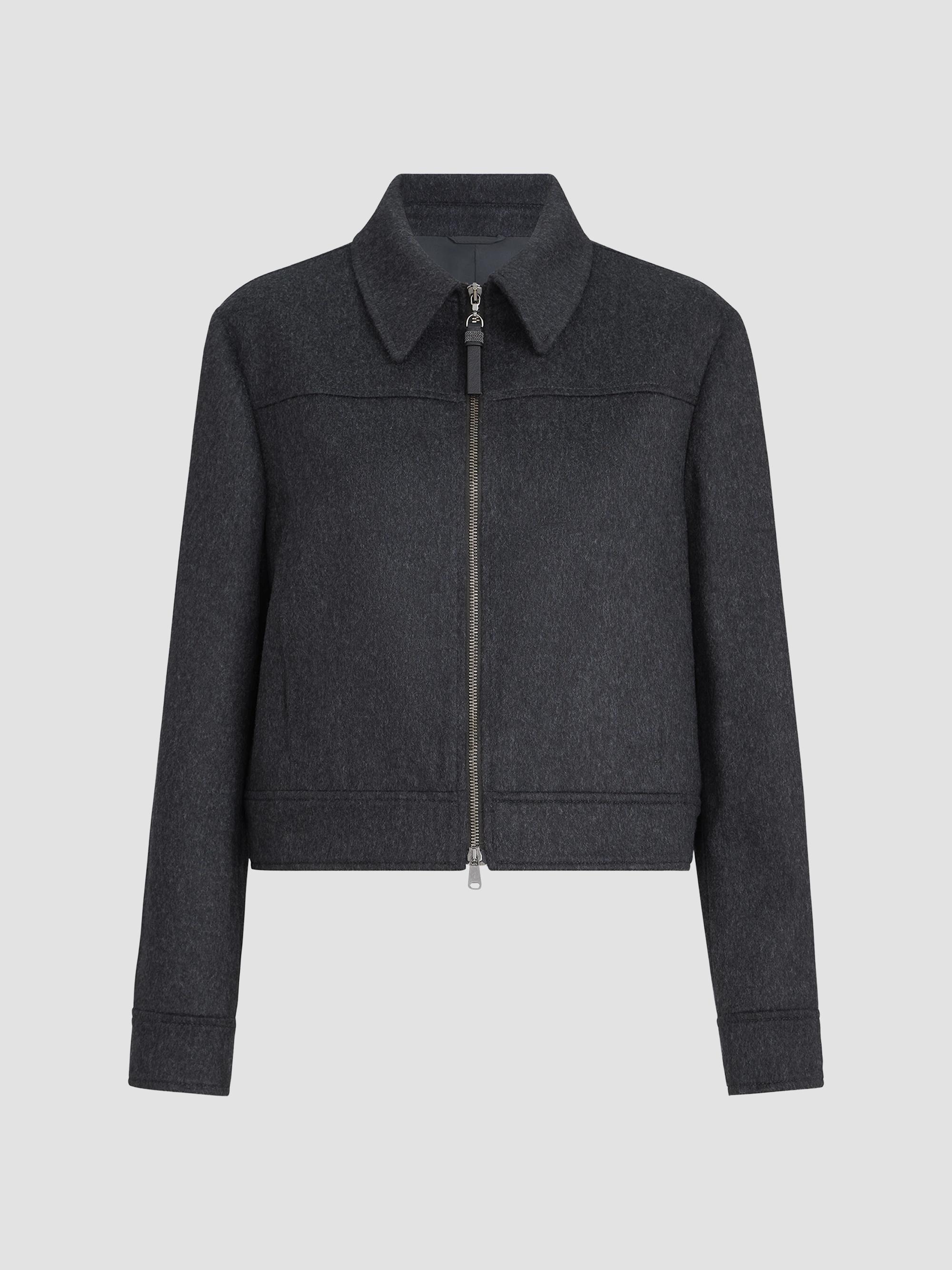 Wool Flannel Outerwear Jacket