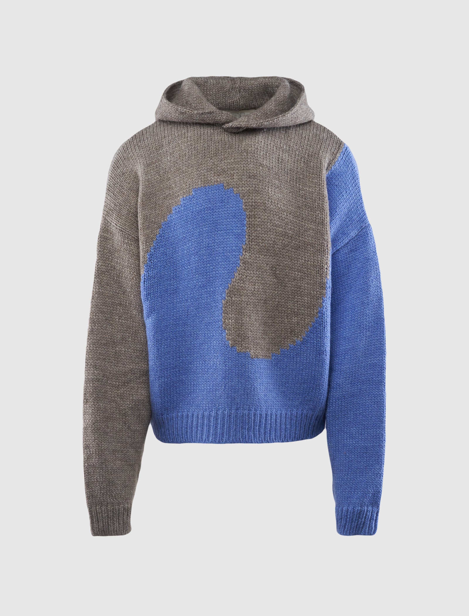 BICOLOR SWIRL HOODIE