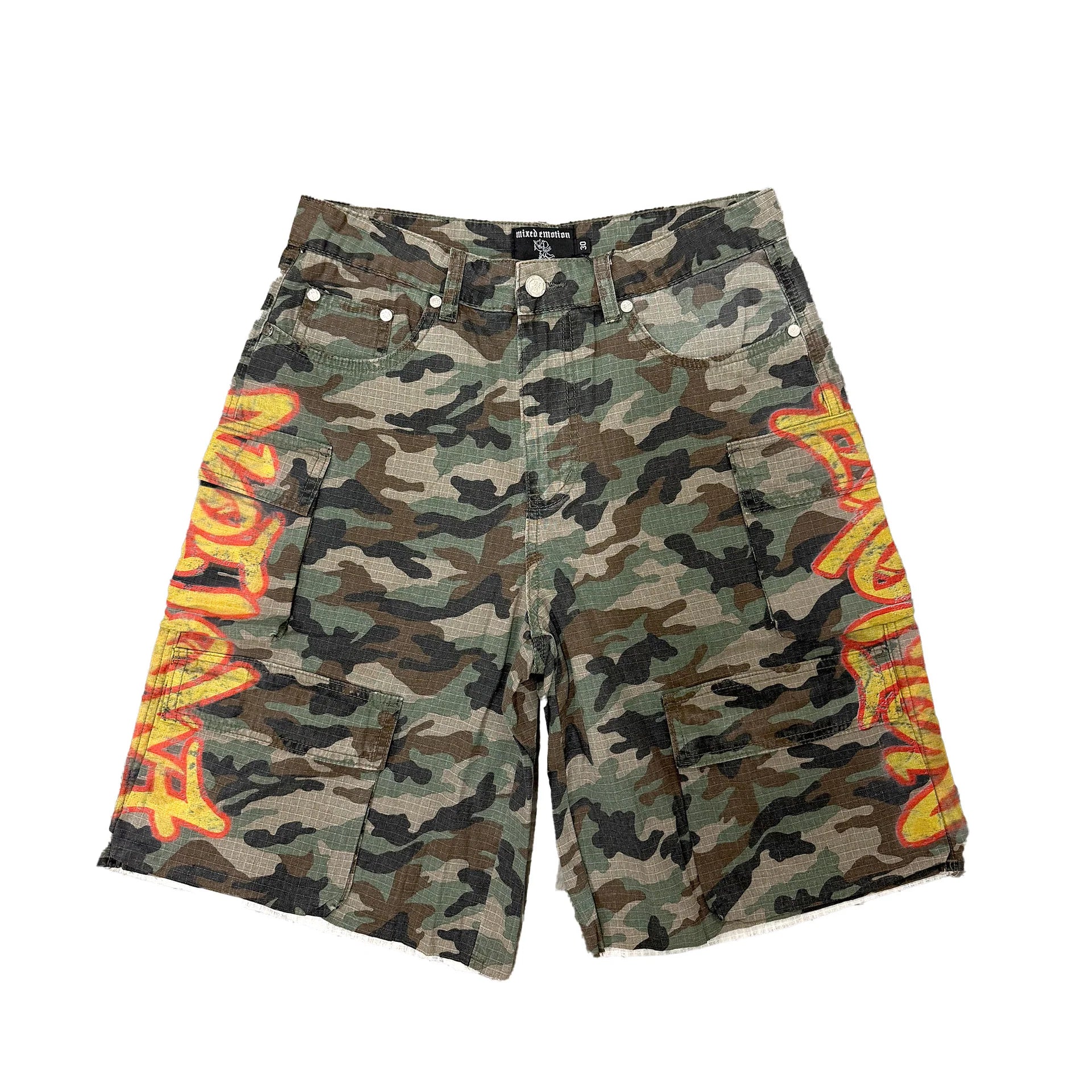 "Battle" Camo Shorts