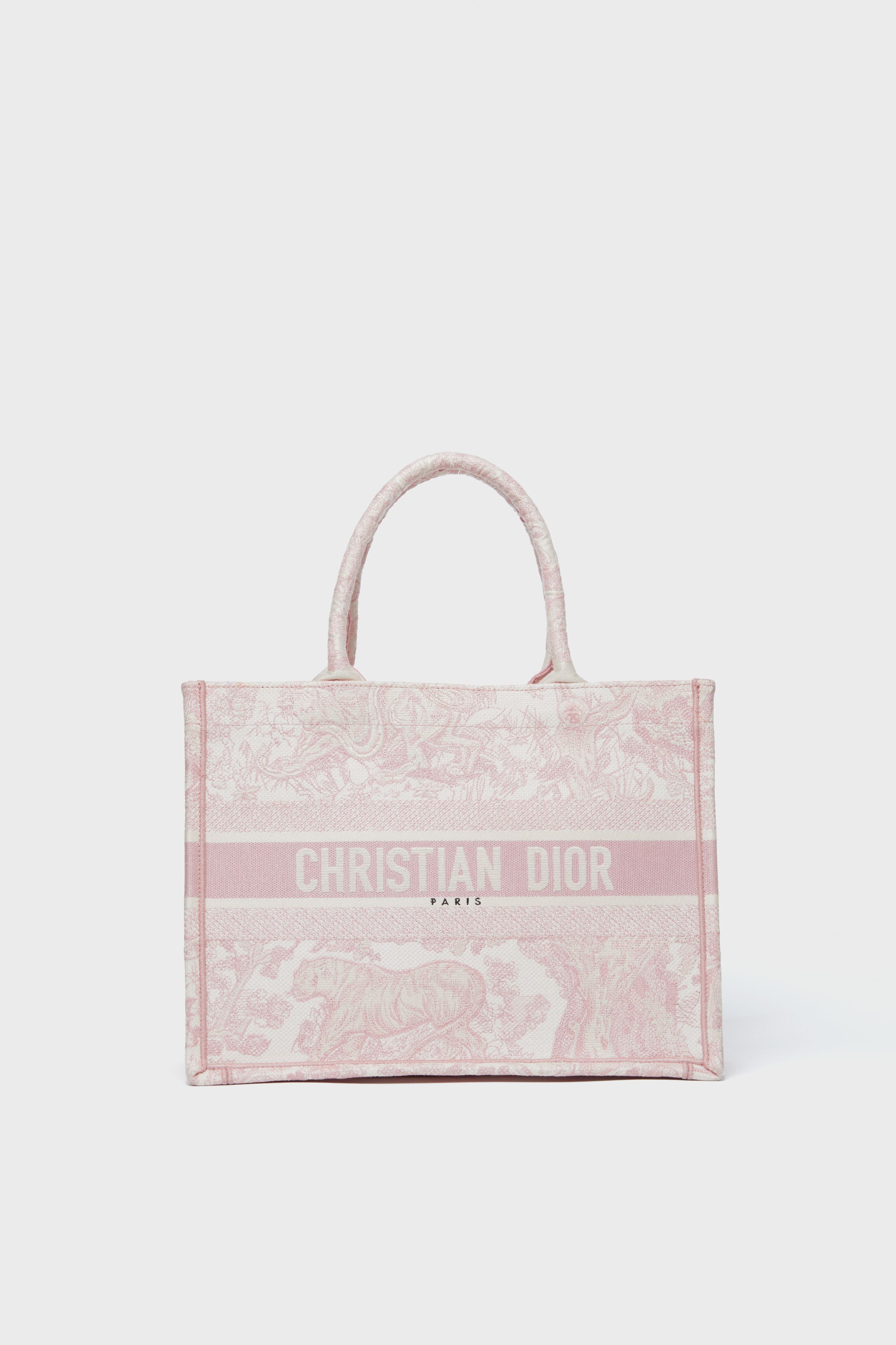 Dior Pink Medium Book Tote