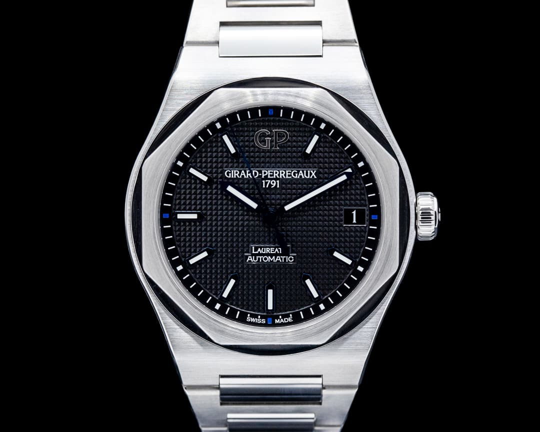 81010 Laureato SS Black Dial LIMITED