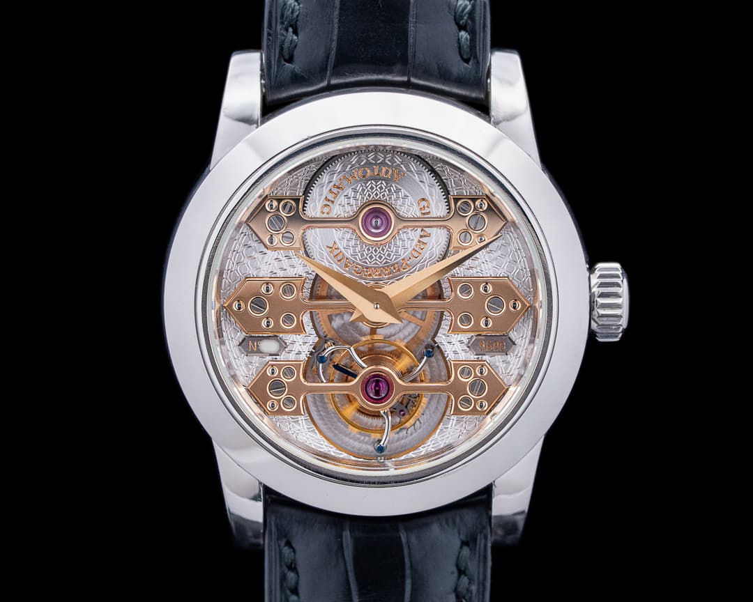 9925 Tourbillon with Three Gold Bridges Platinum