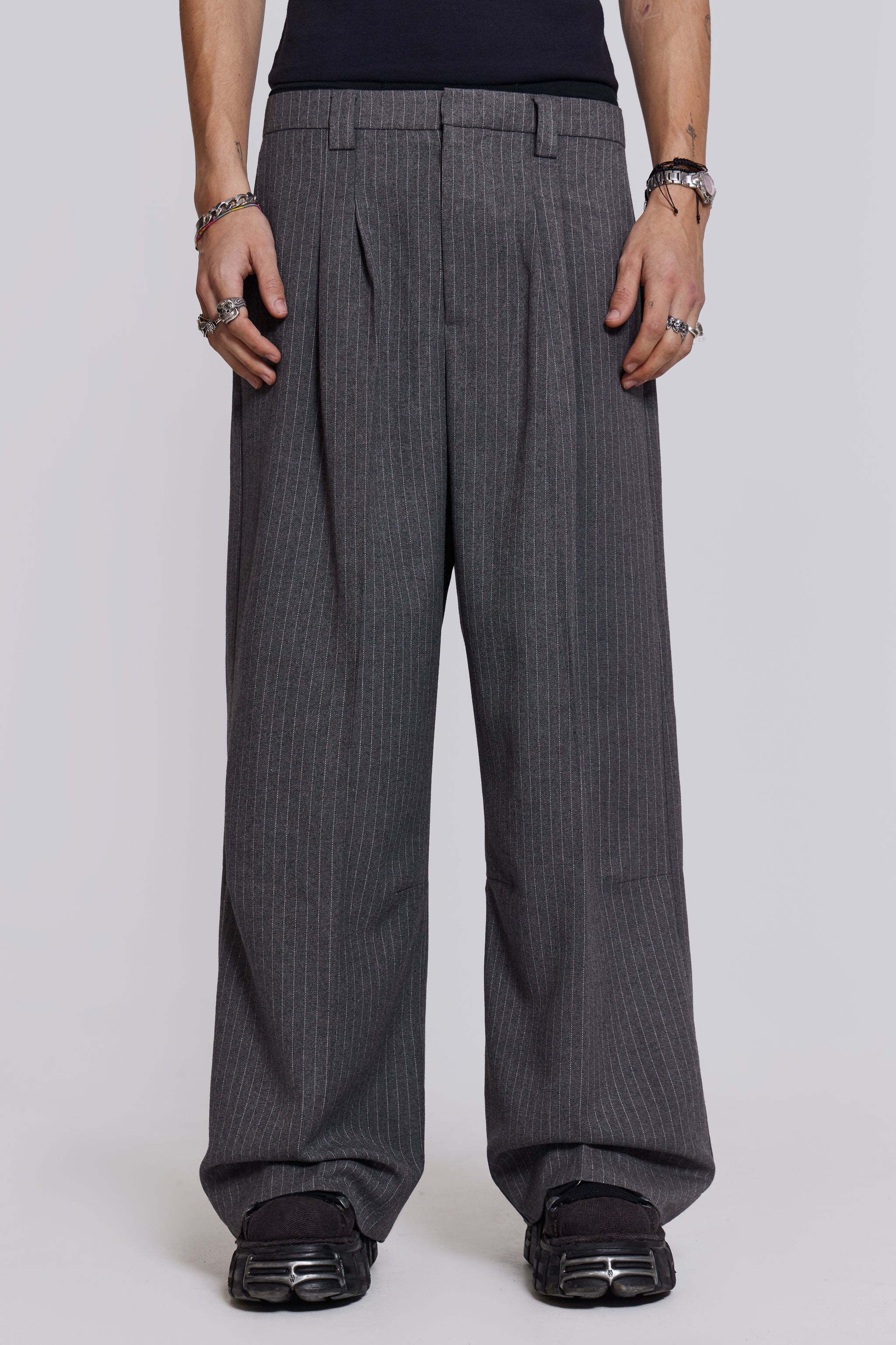 Goliath Light Pinstripe Suit Pants