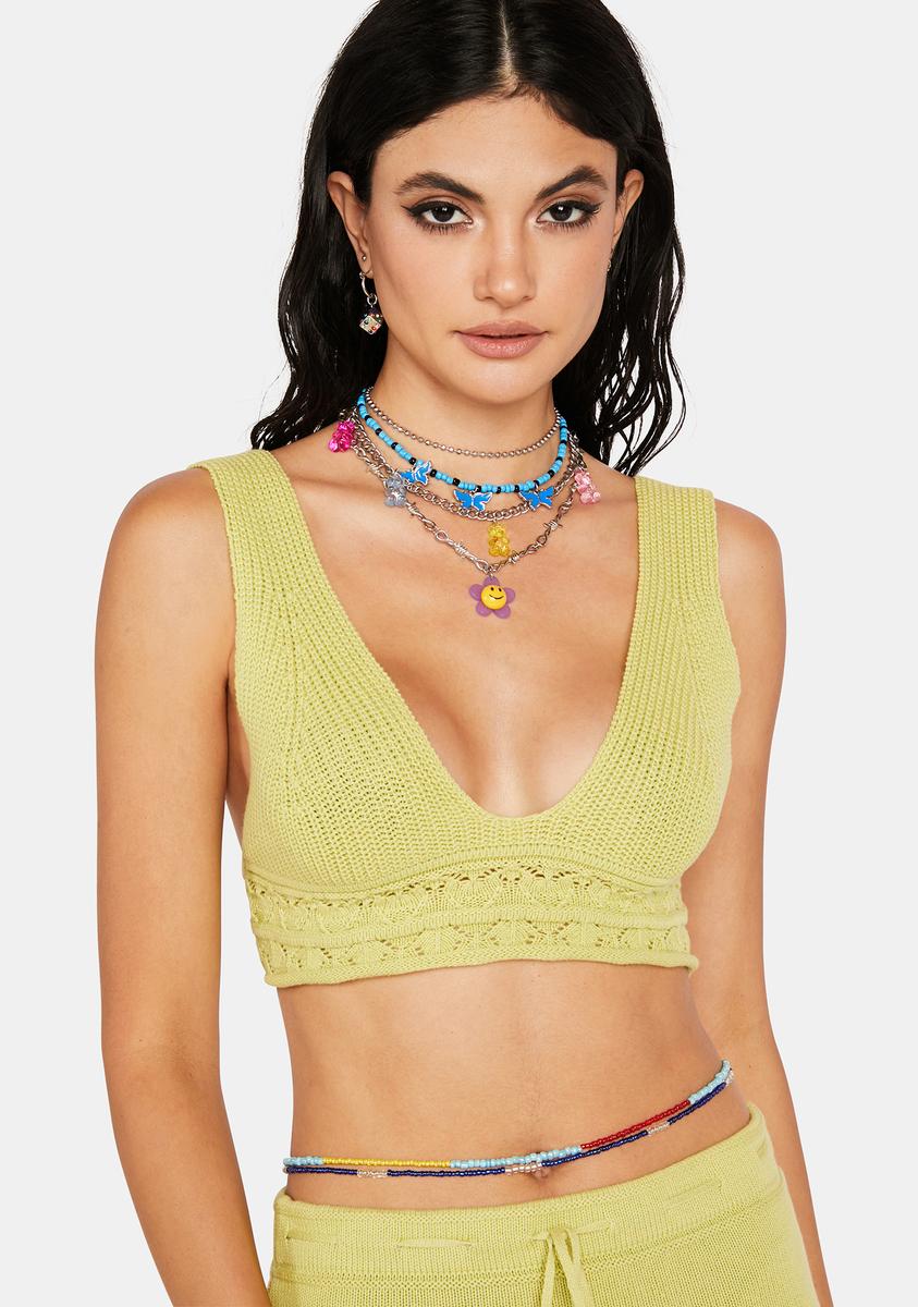 Follow The Bliss Crochet Top