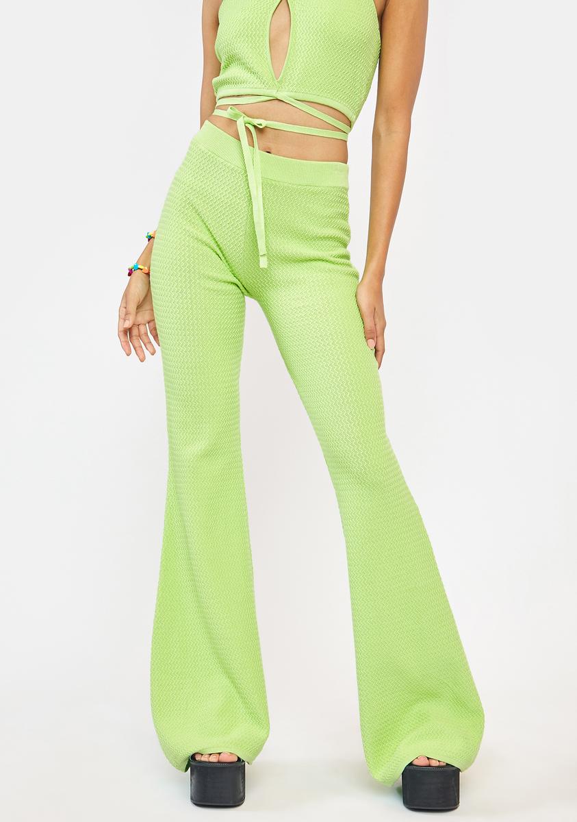 Zig Zag Knit Flares