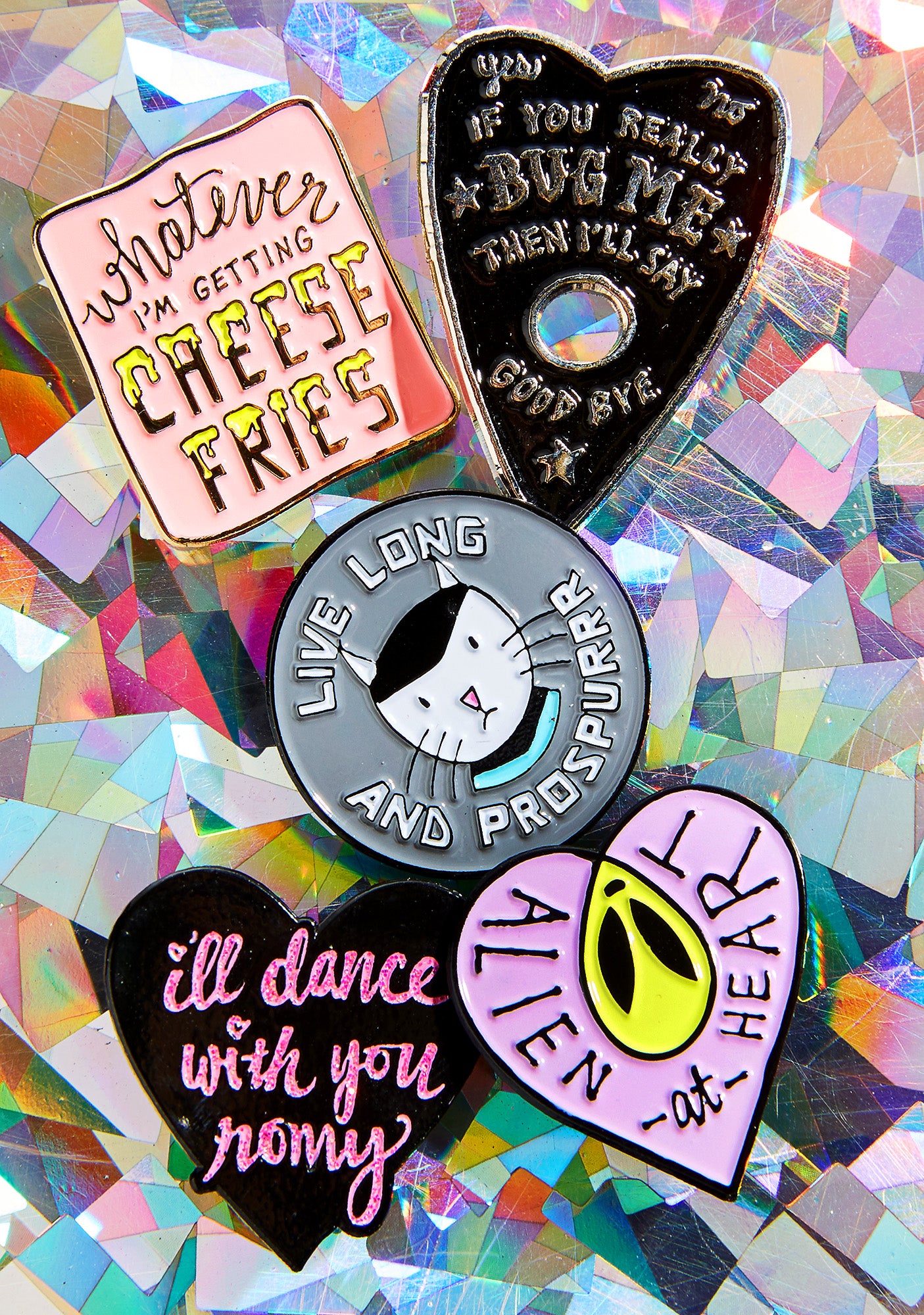 Alien At Heart Enamel Pin
