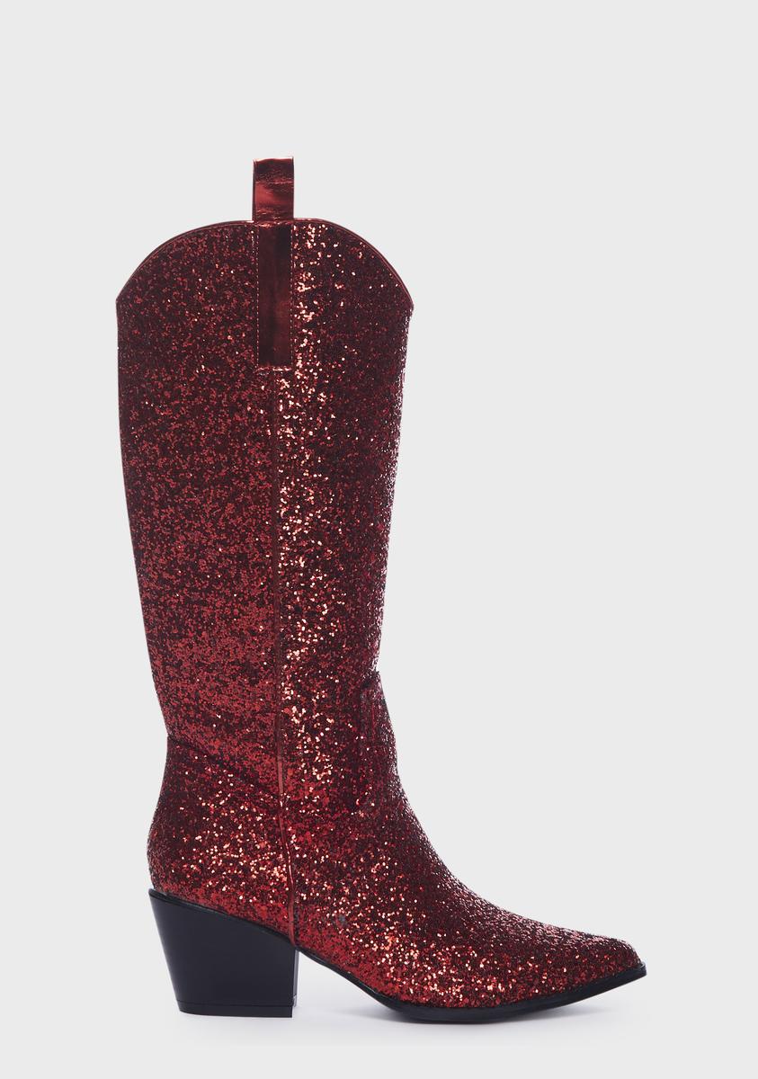 Red Venicee Cowboy Boots