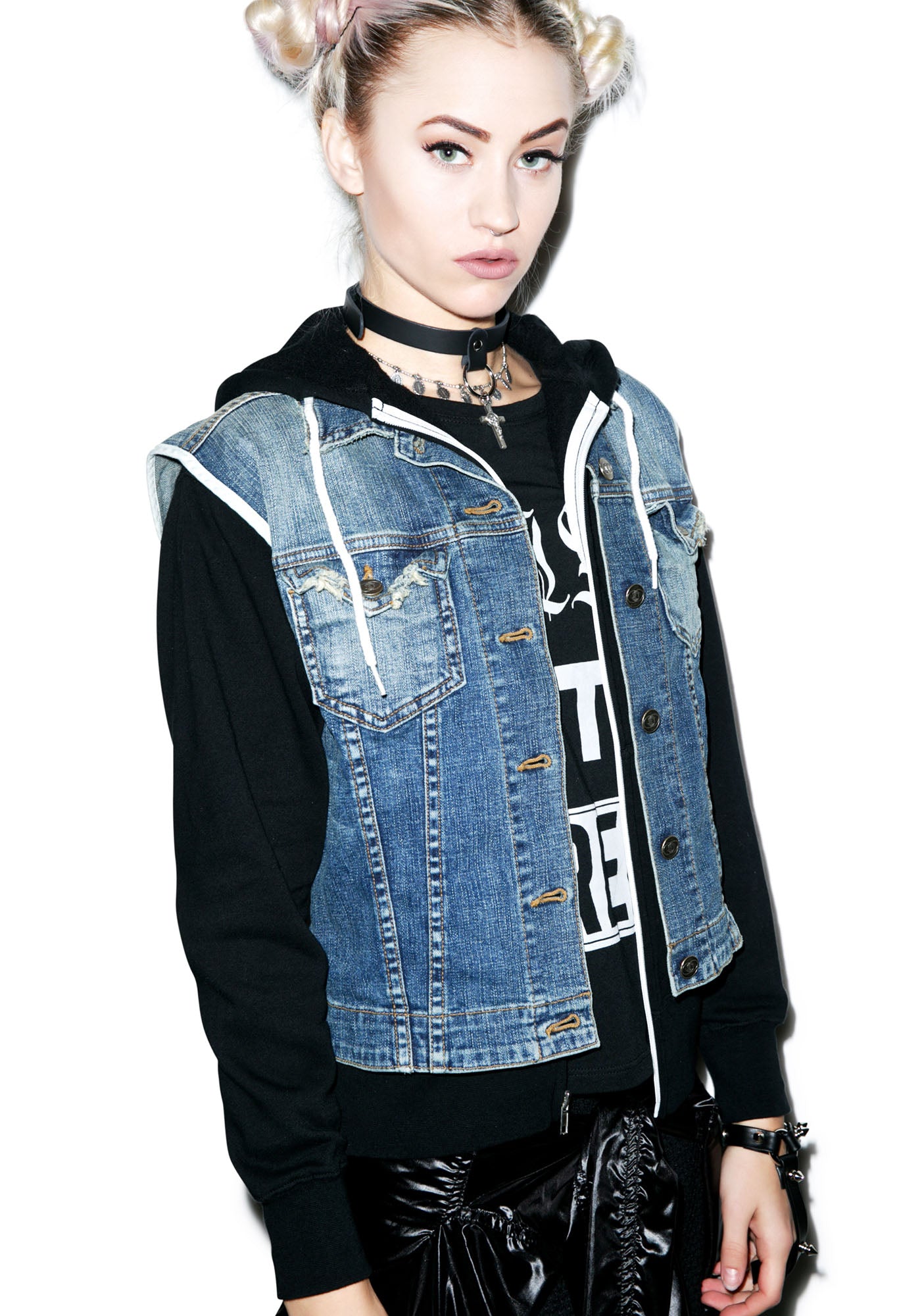 Double Vest Hoodie