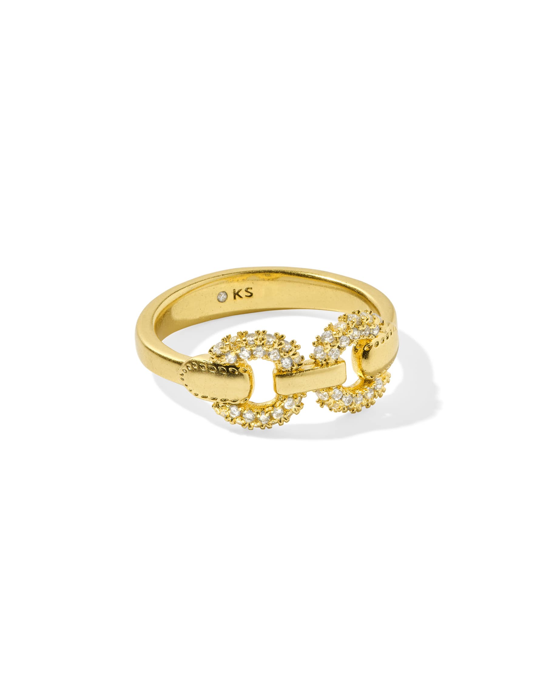 Beau Vintage Gold Pave Band Ring