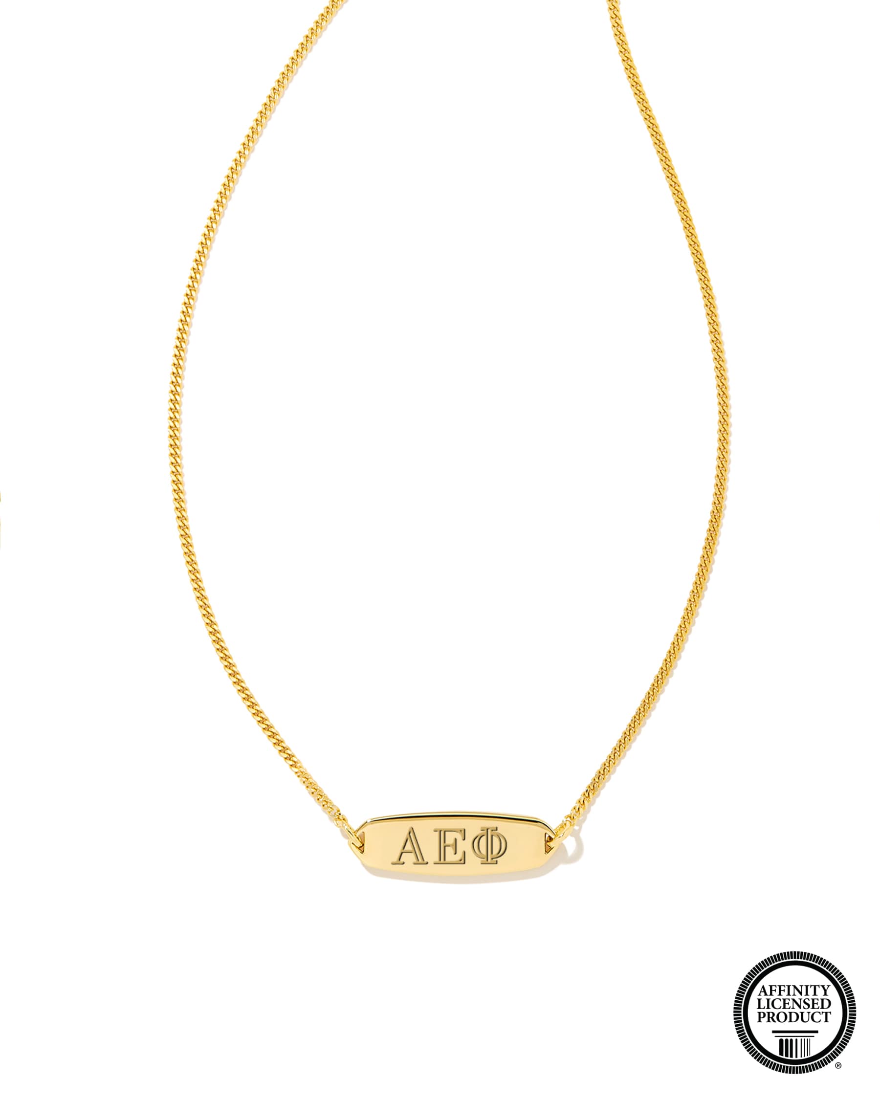 Alpha Epsilon Phi Pendant Necklace